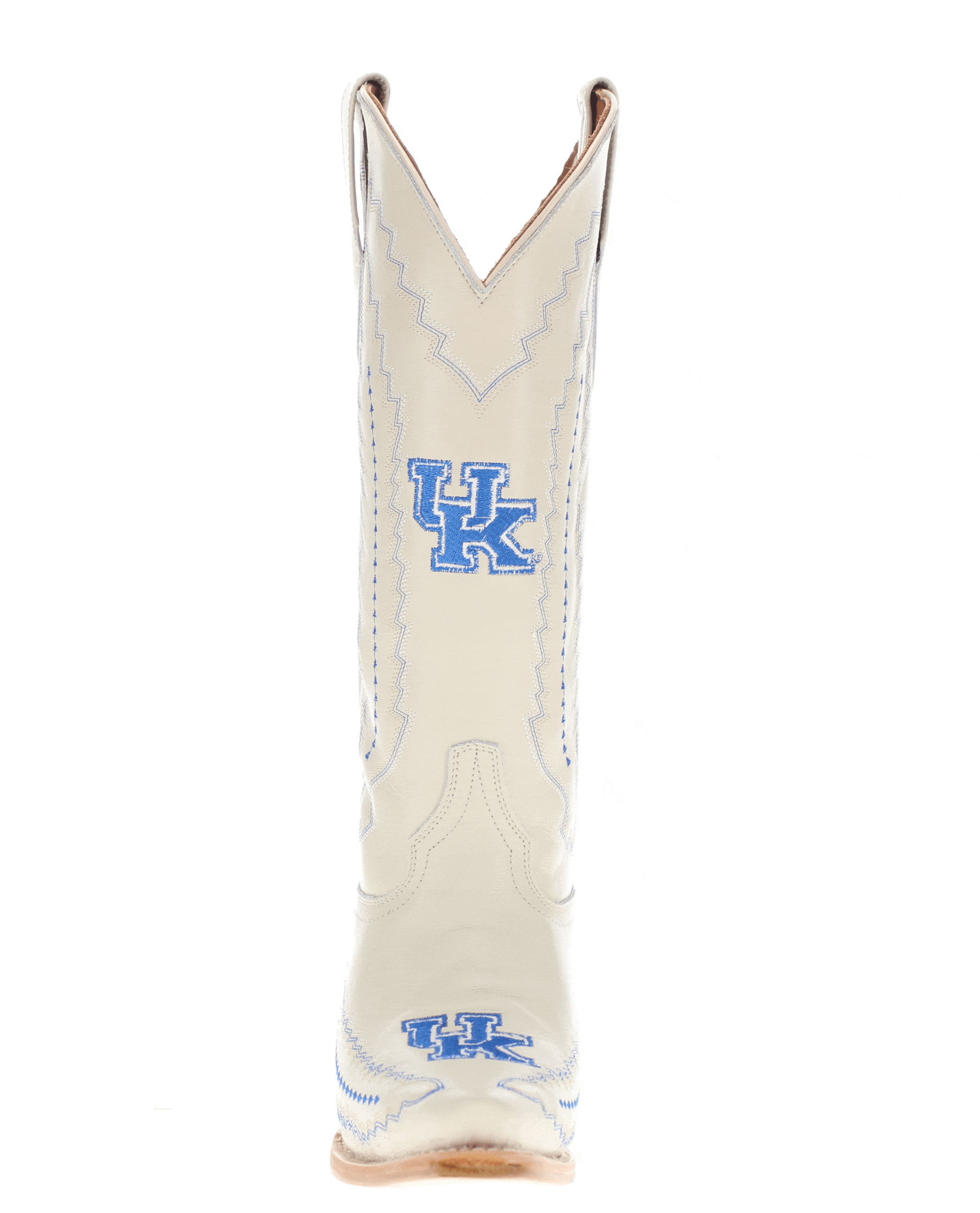 Women's University of Kentucky Bone Snip Toe Cowgirl Boots Naomi by Vaccari