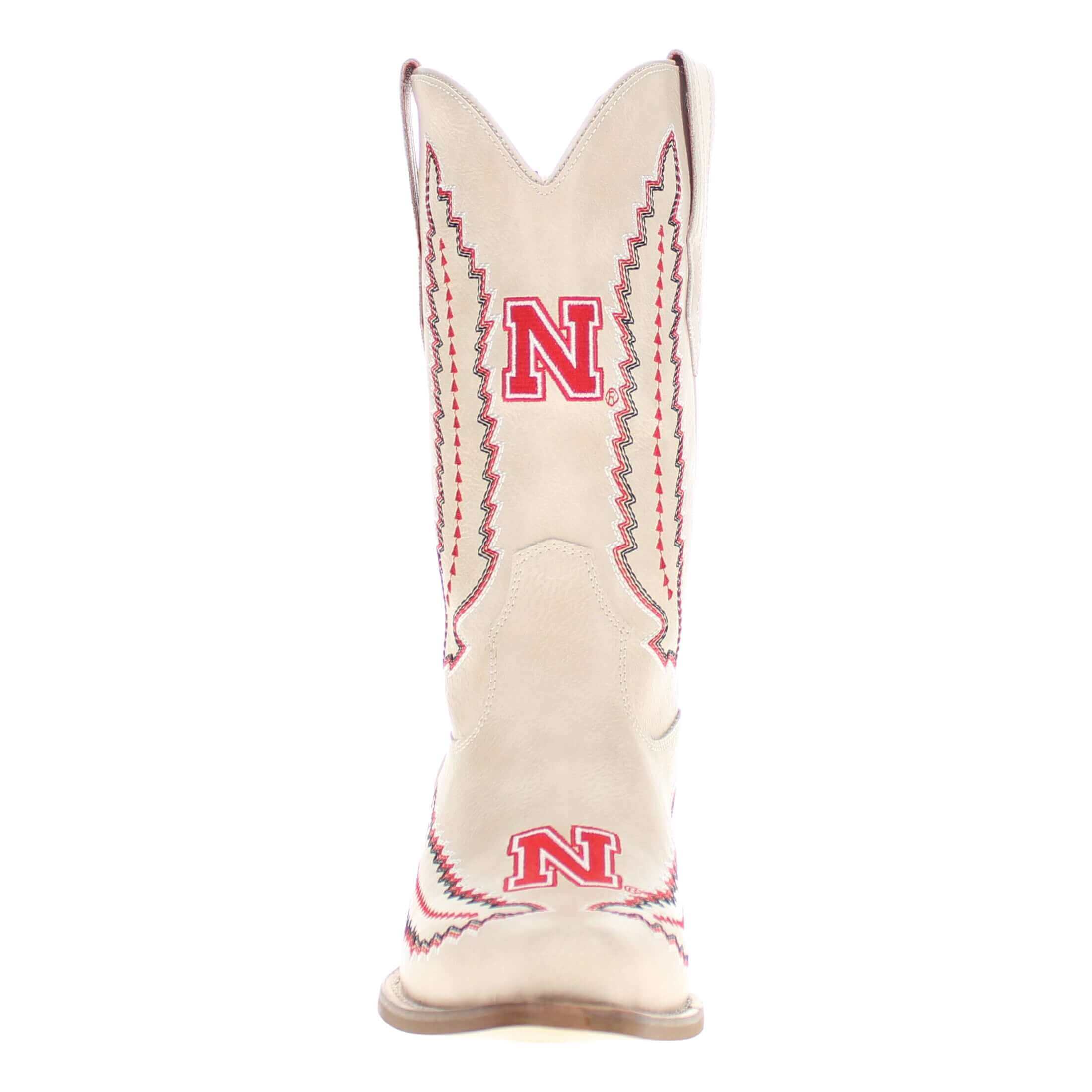 University of Nebraska Mimi Short Bone Boot By V By Vaccari