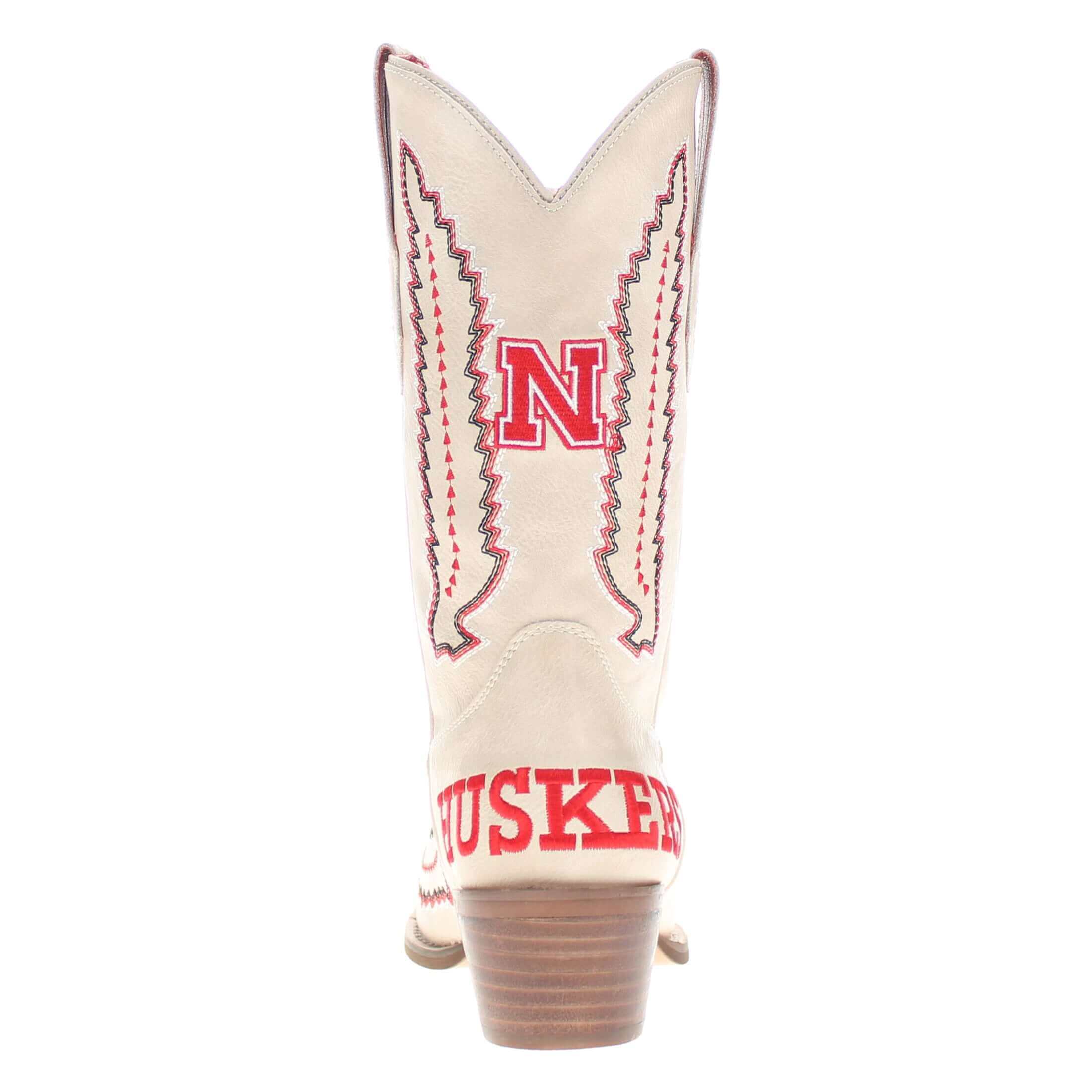 University of Nebraska Mimi Short Bone Boot By V By Vaccari
