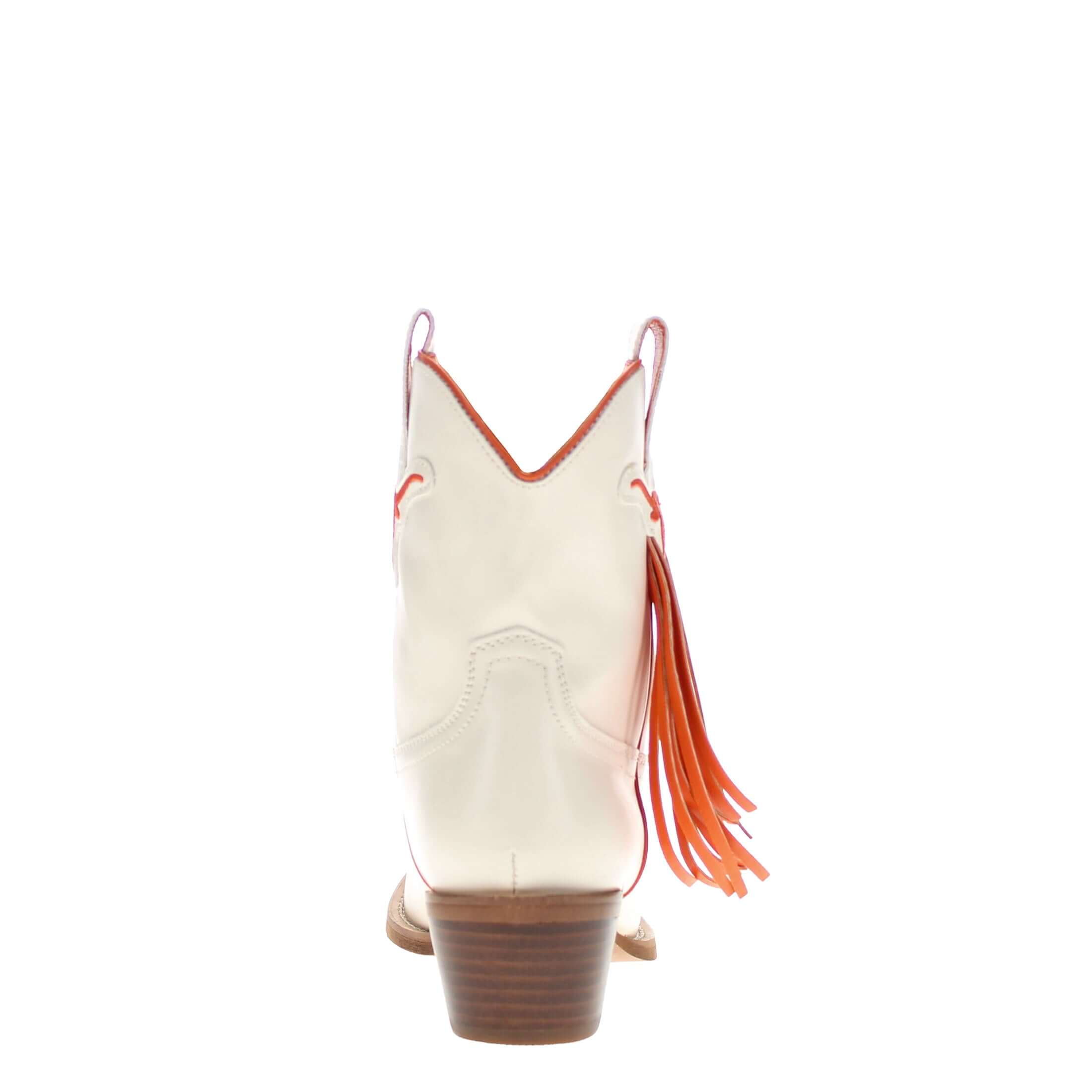 Women's University of Texas Bone Fringe Bootie Lucy By V By Vaccari