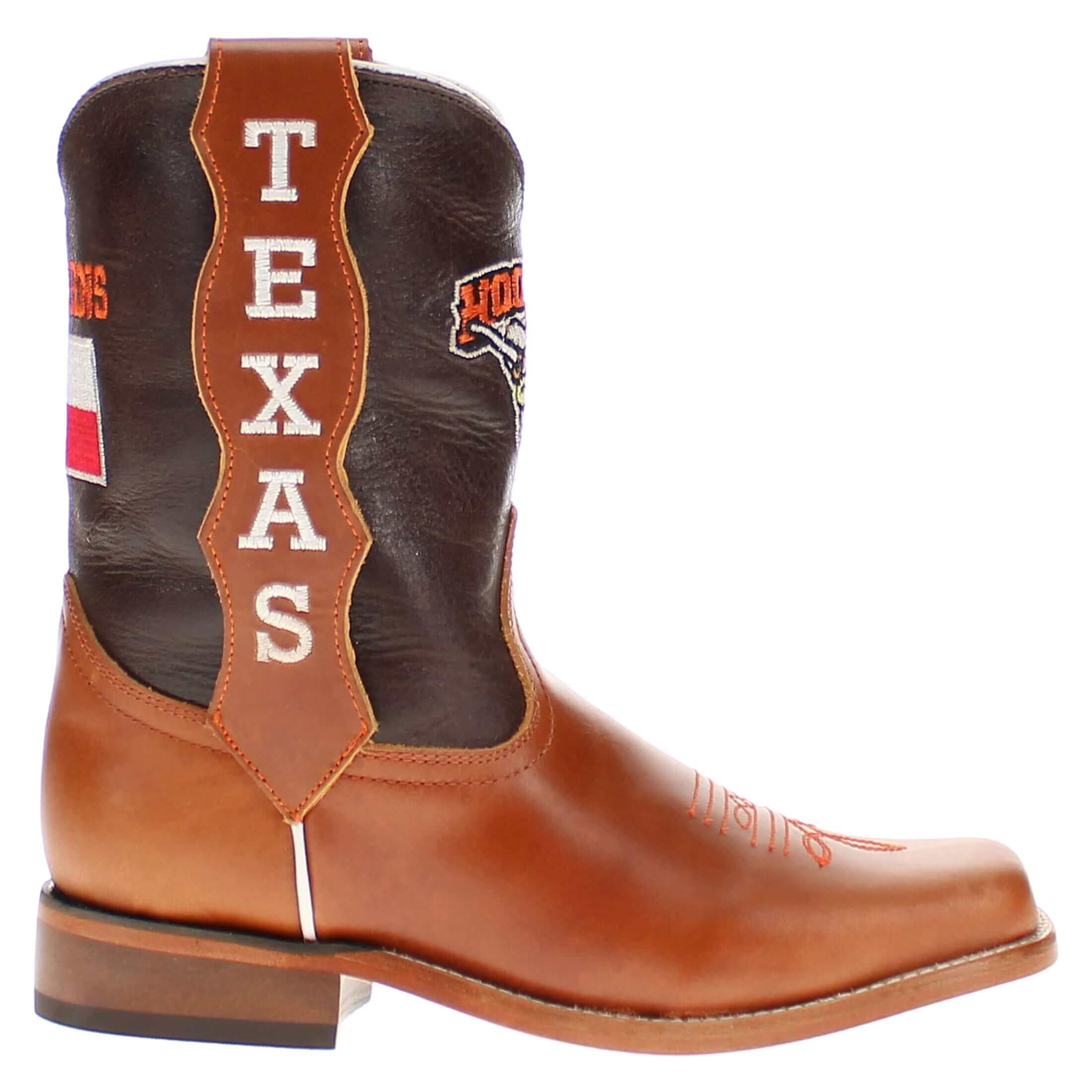 Kid's Dakota University of Texas Mascot Cowboy Boots by Vaccari