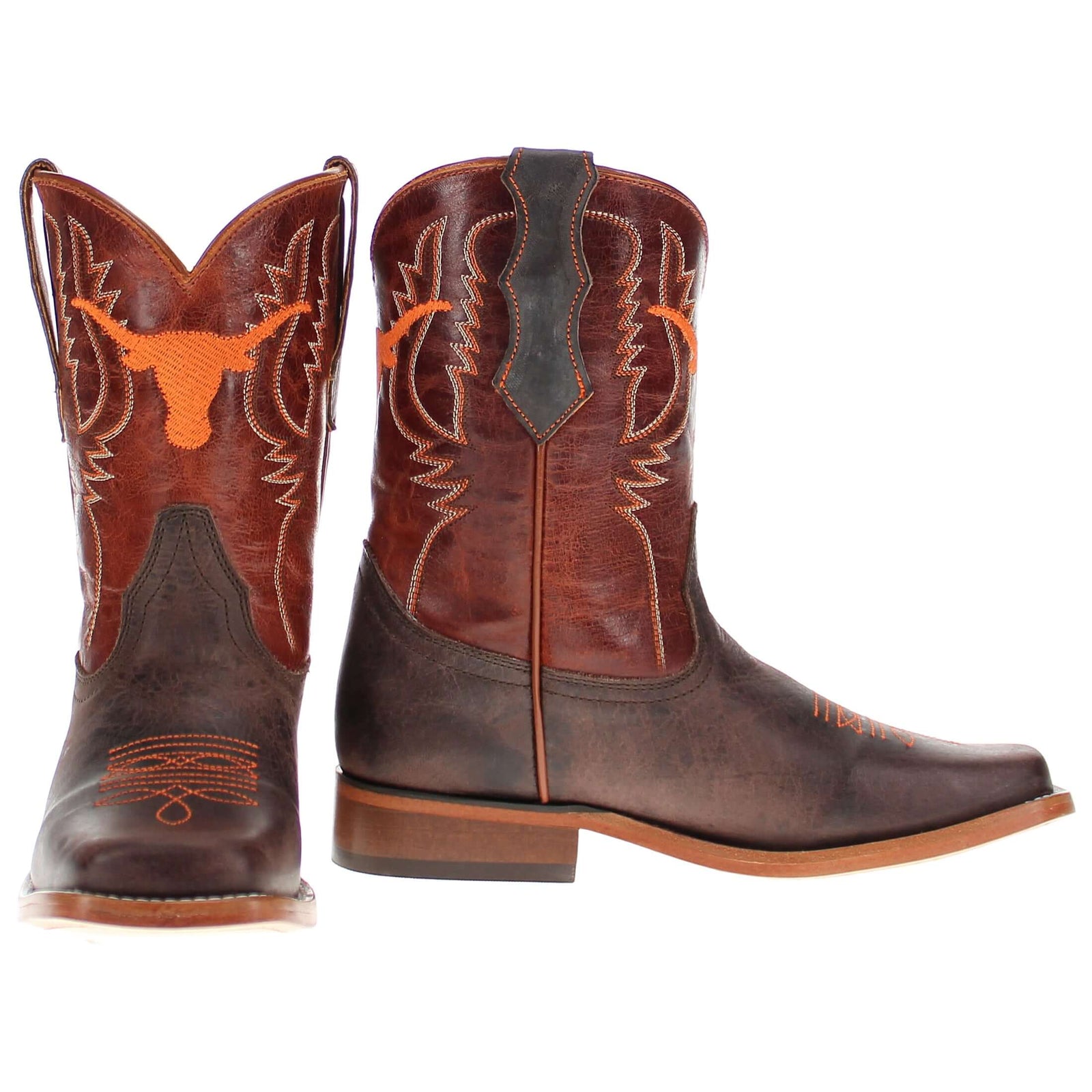 Kid's Peyton University of Texas Leather Boots by vaccari