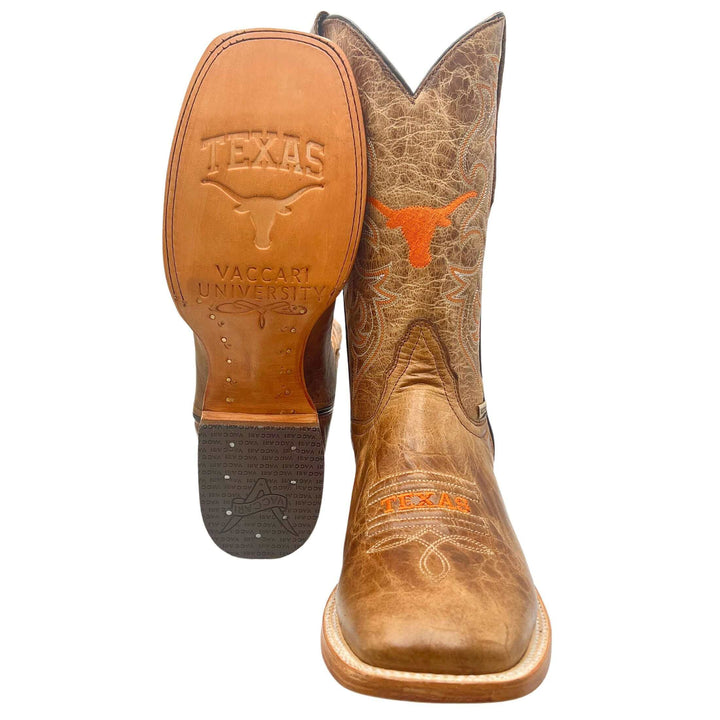 men's university of texas longhorns cowboy boots tan Luke