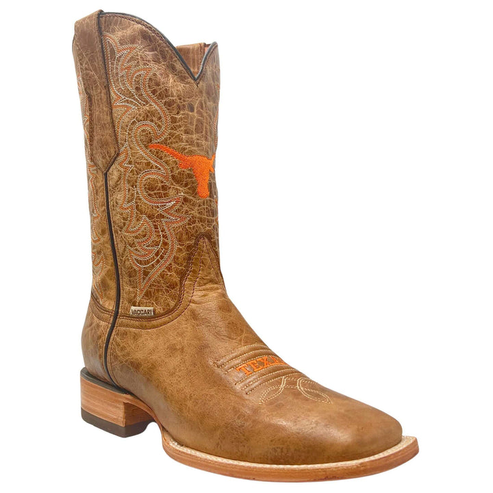 men's university of texas longhorns cowboy boots tan Luke