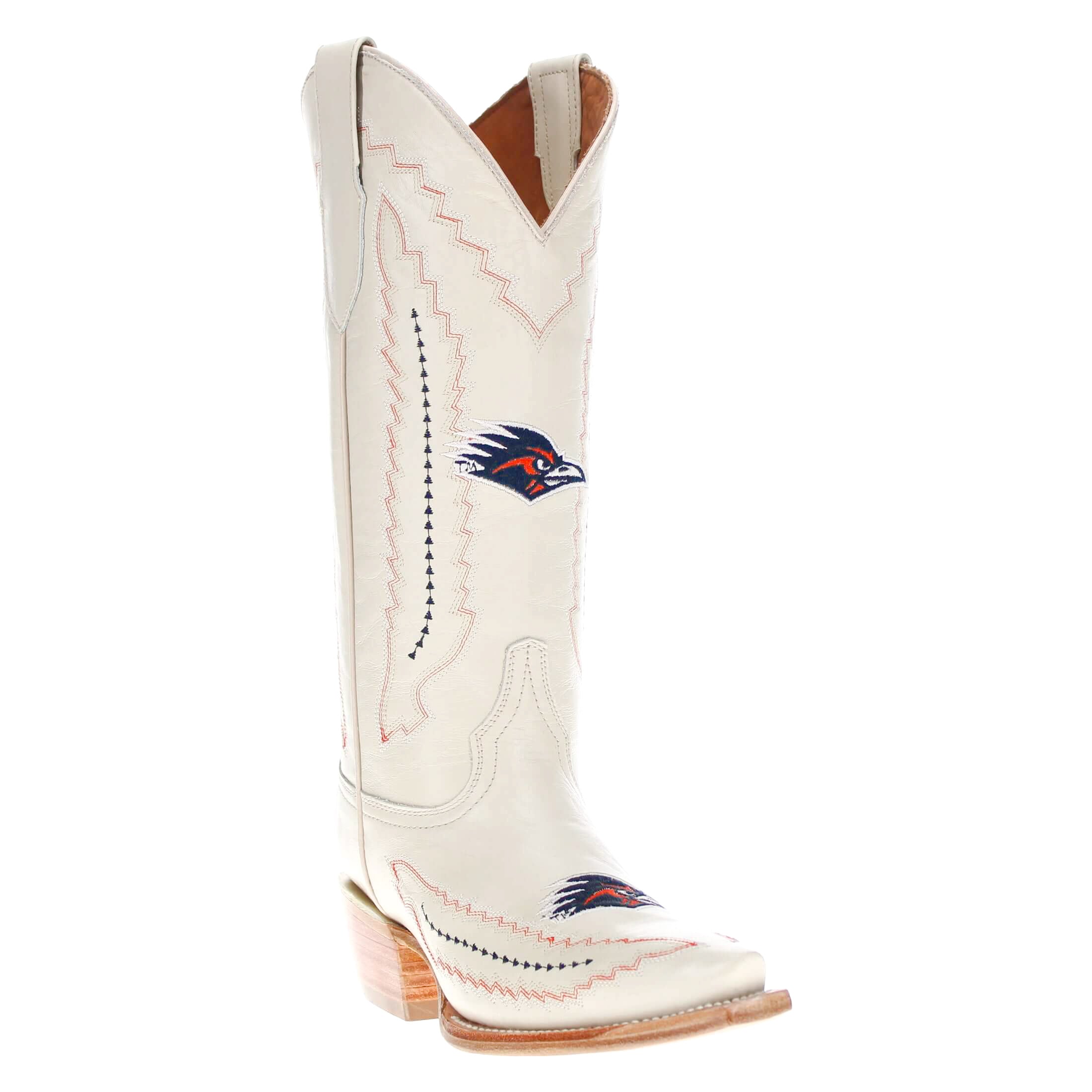 Women's UTSA Bone Cowgirl Boots | Vaccari Boots