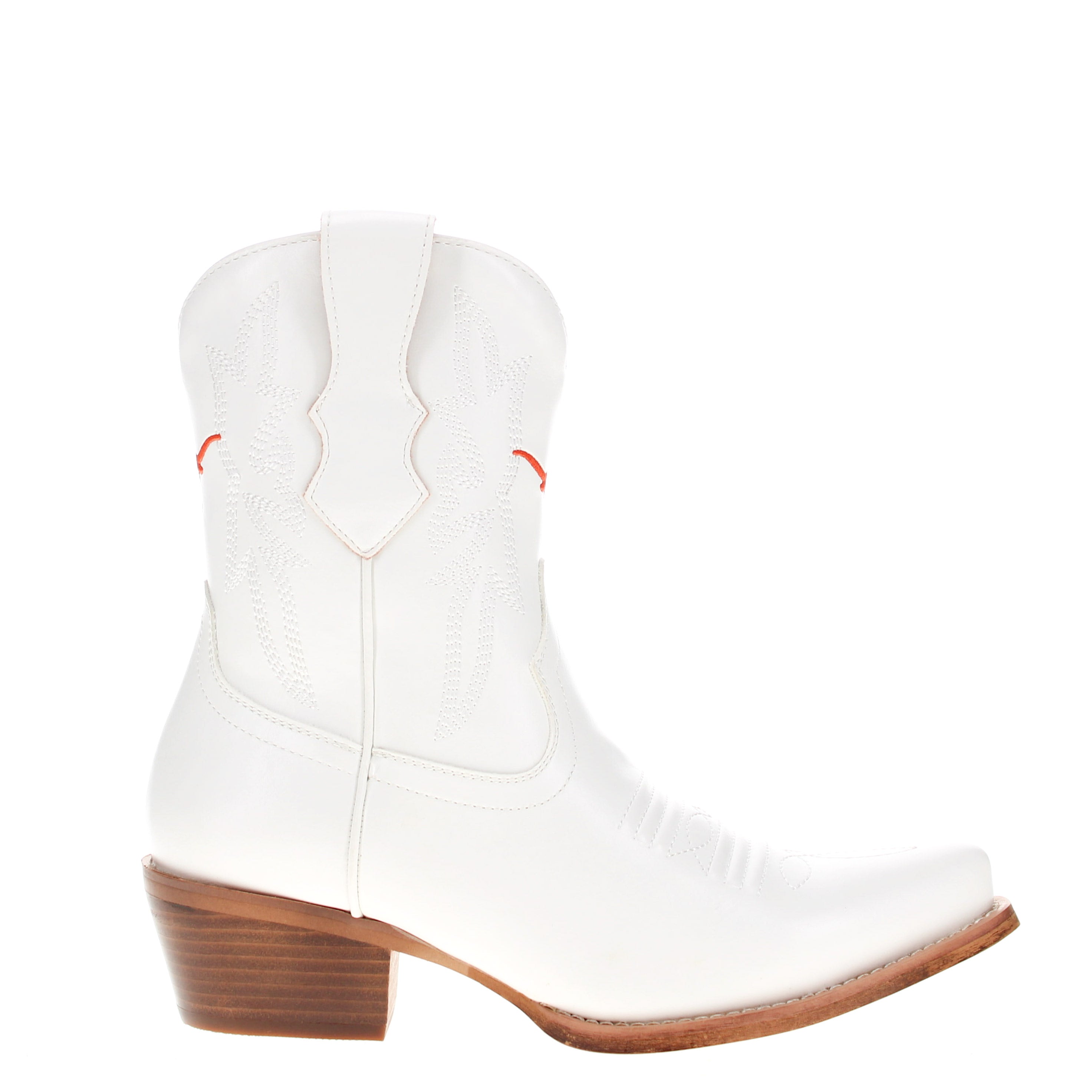 Women's University of Texas White Cowgirl Boots with Color Tassel Lynn by V by Vaccari