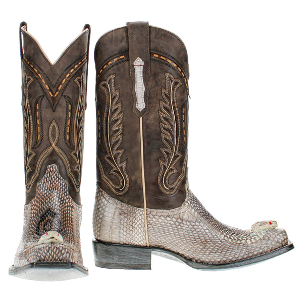 Python Cowboy Boots For Men | Vaccari Boots