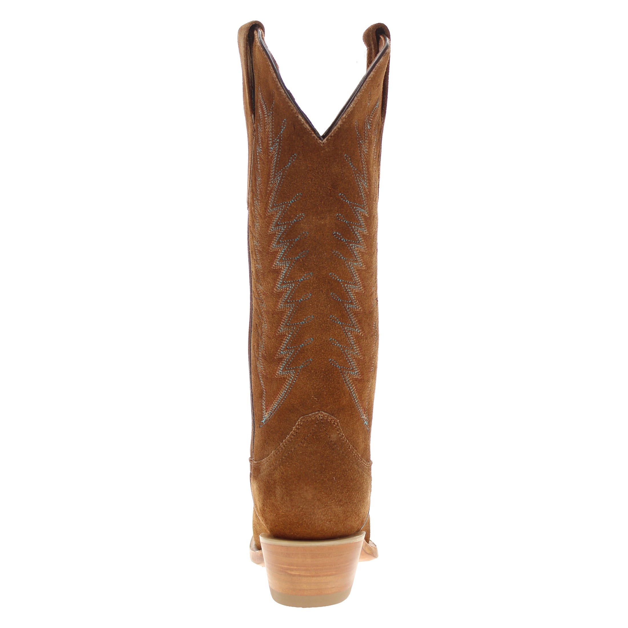 Women's Mustard Suede Boots Dixie Cowgirl Boots by Vaccari