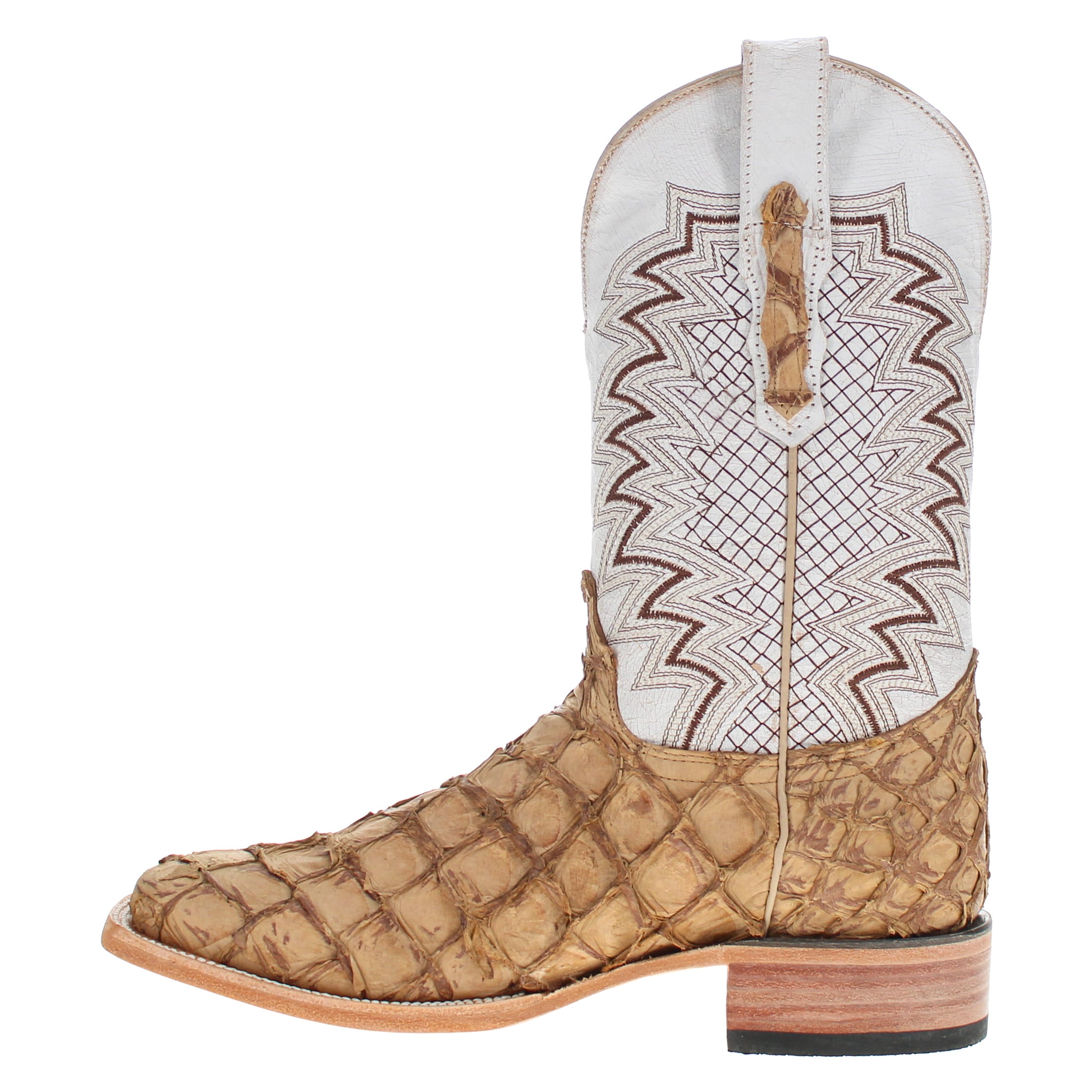 Men's Orix Pirarucu Fish Cowboy Boots Dylan by Vaccari Core