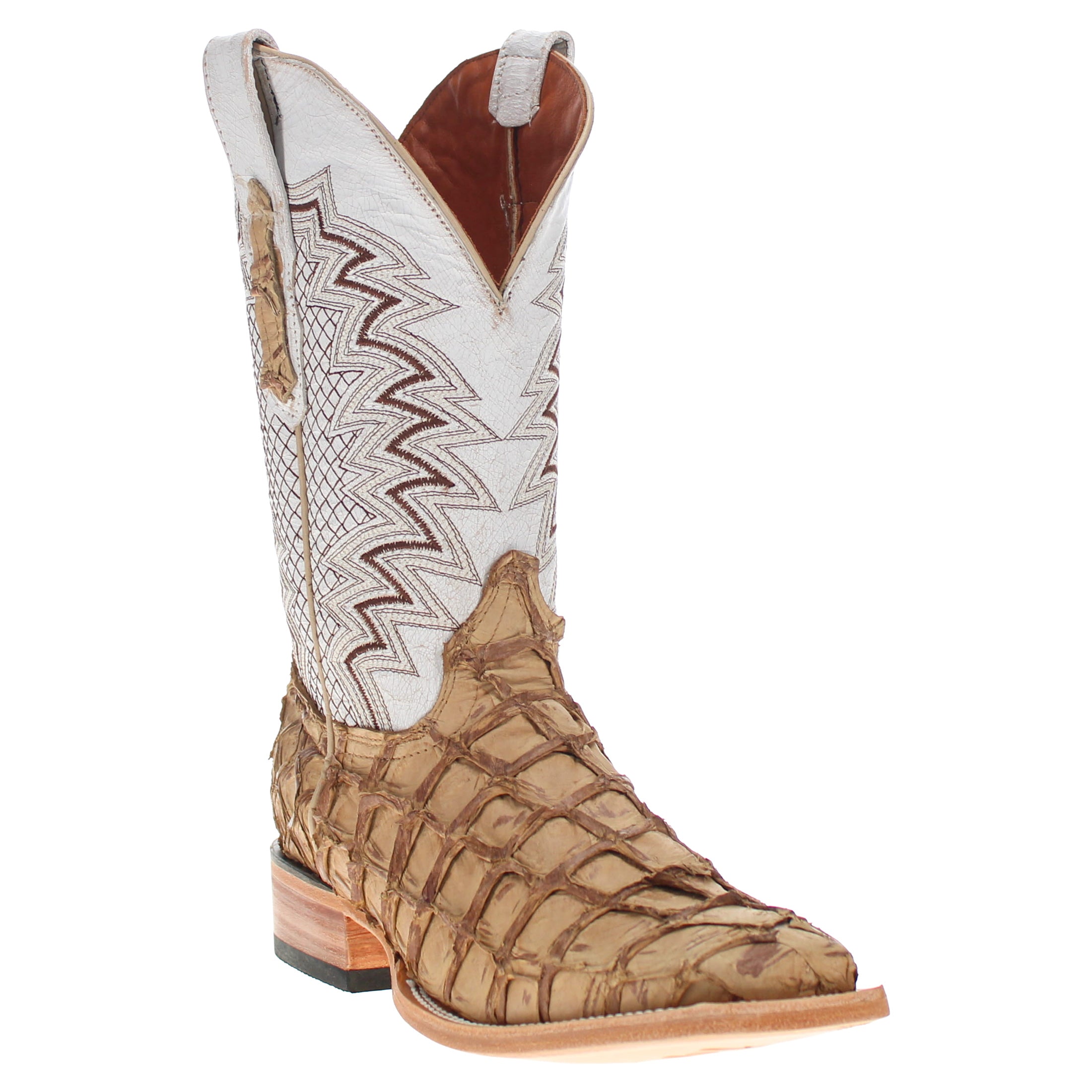 Men's Orix Pirarucu Fish Cowboy Boots Dylan by Vaccari Core