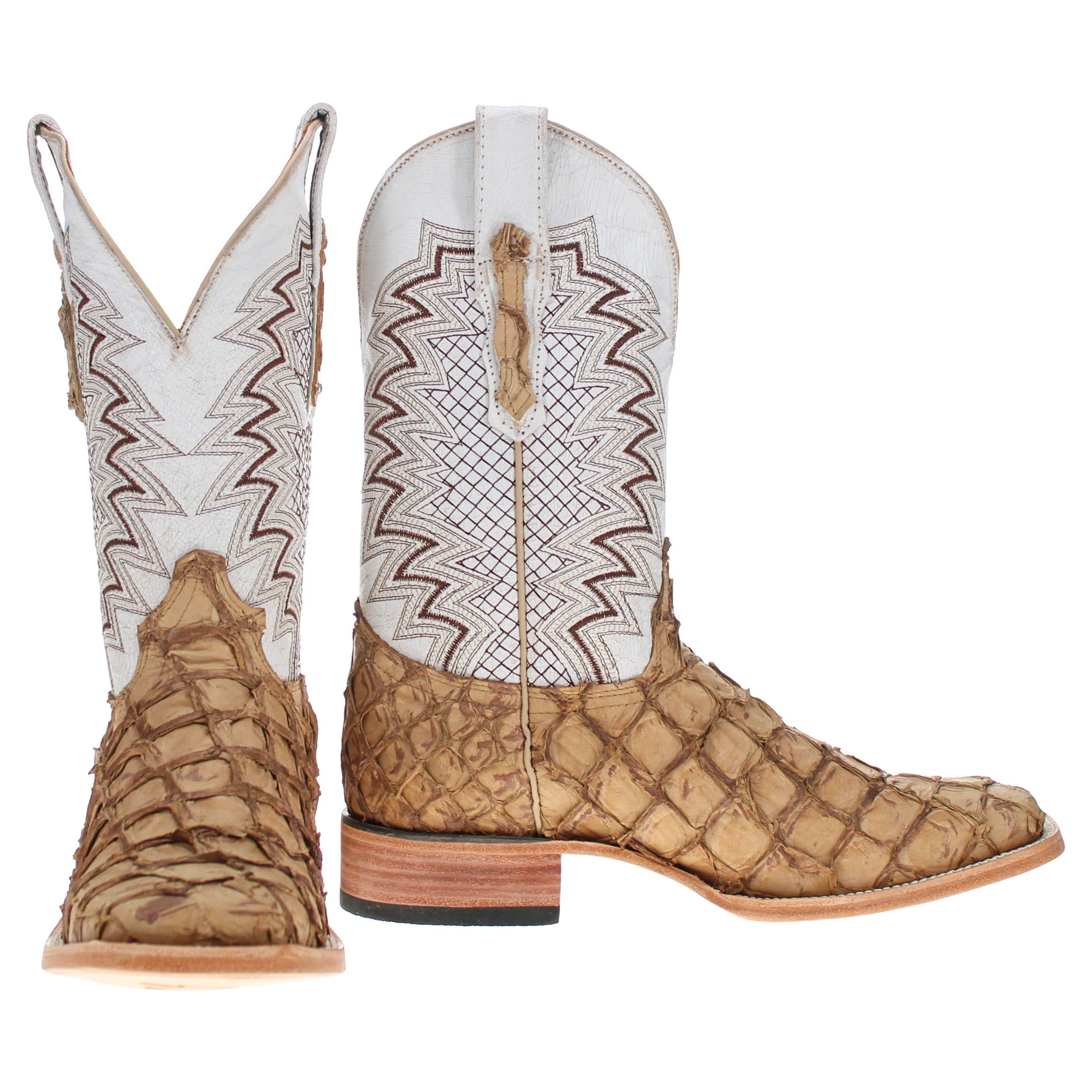 Men's Orix Pirarucu Fish Cowboy Boots Dylan by Vaccari Core