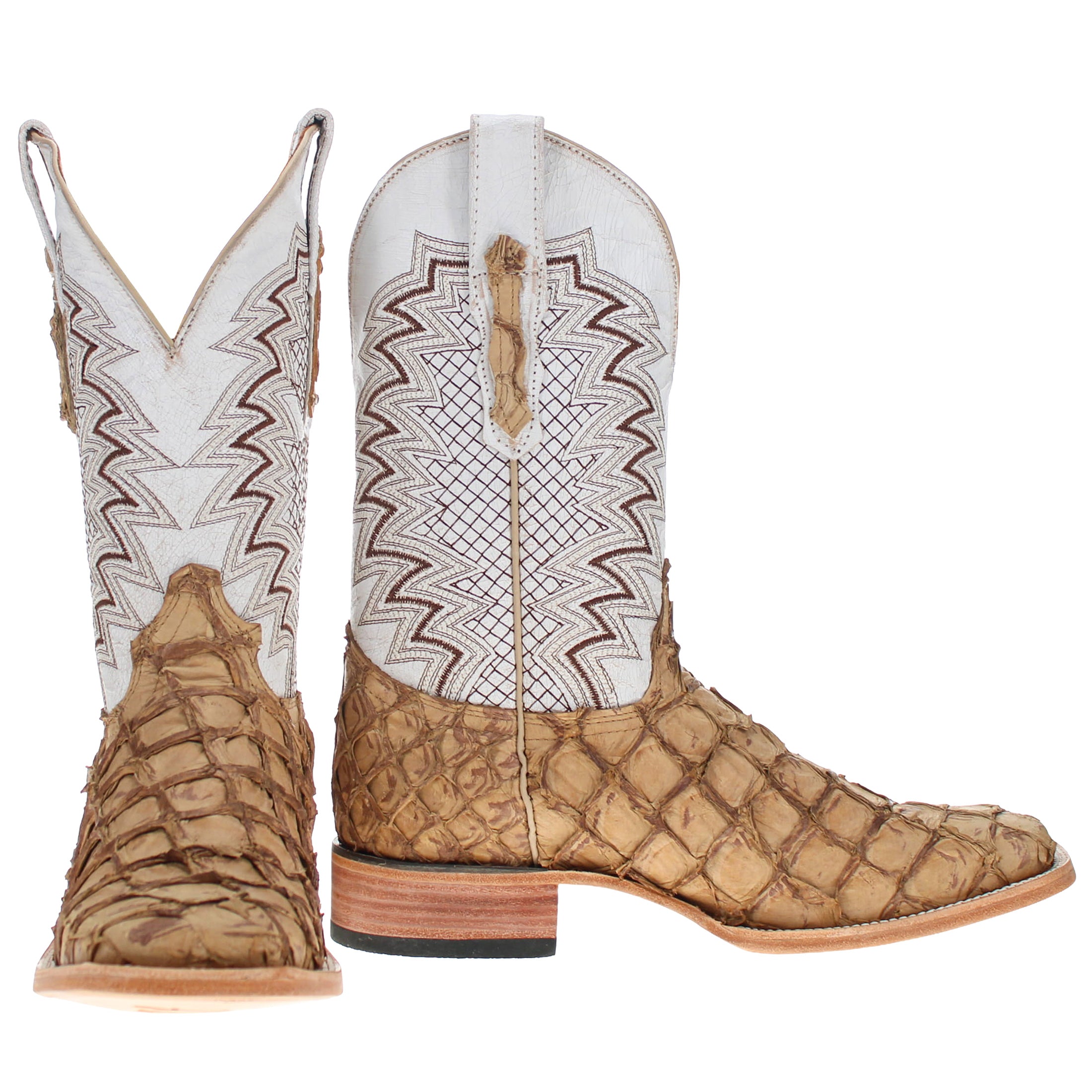 Men's Orix Pirarucu Fish Cowboy Boots Dylan by Vaccari Core