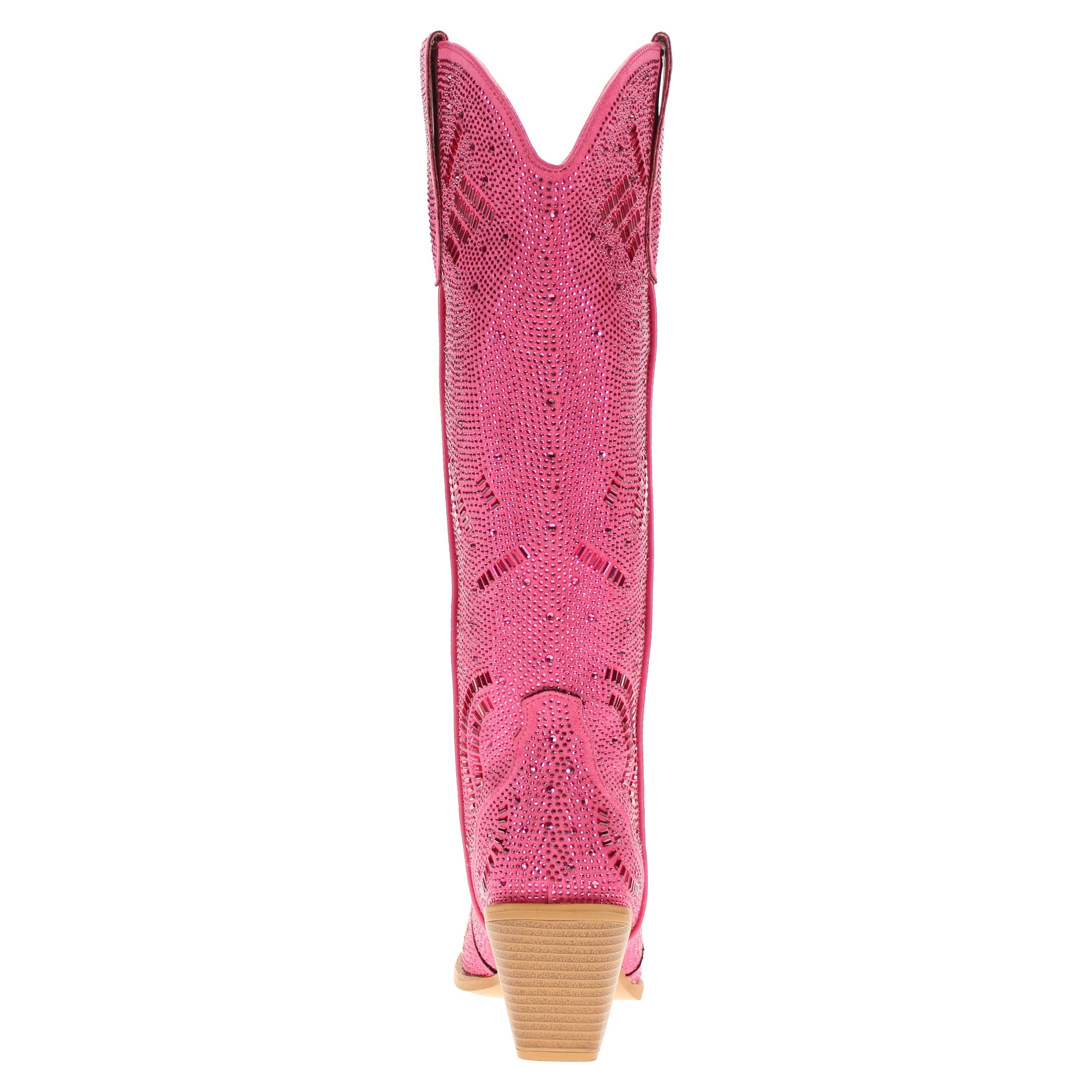 Women's Pink Tall Bling Cowgirl Boots Sierra by V by Vaccari