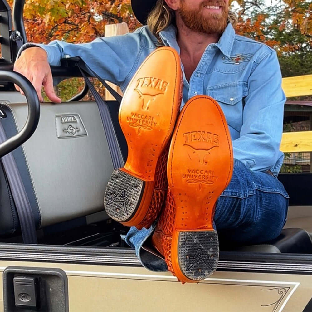 Men's American Alligator Cowboy Boots by Vaccari University