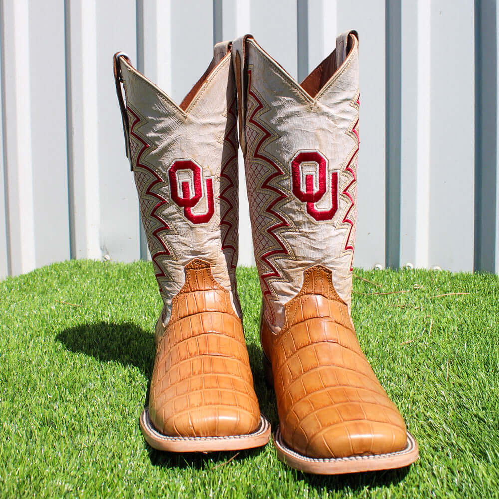 Men's American Alligator Cowboy Boots by Vaccari University