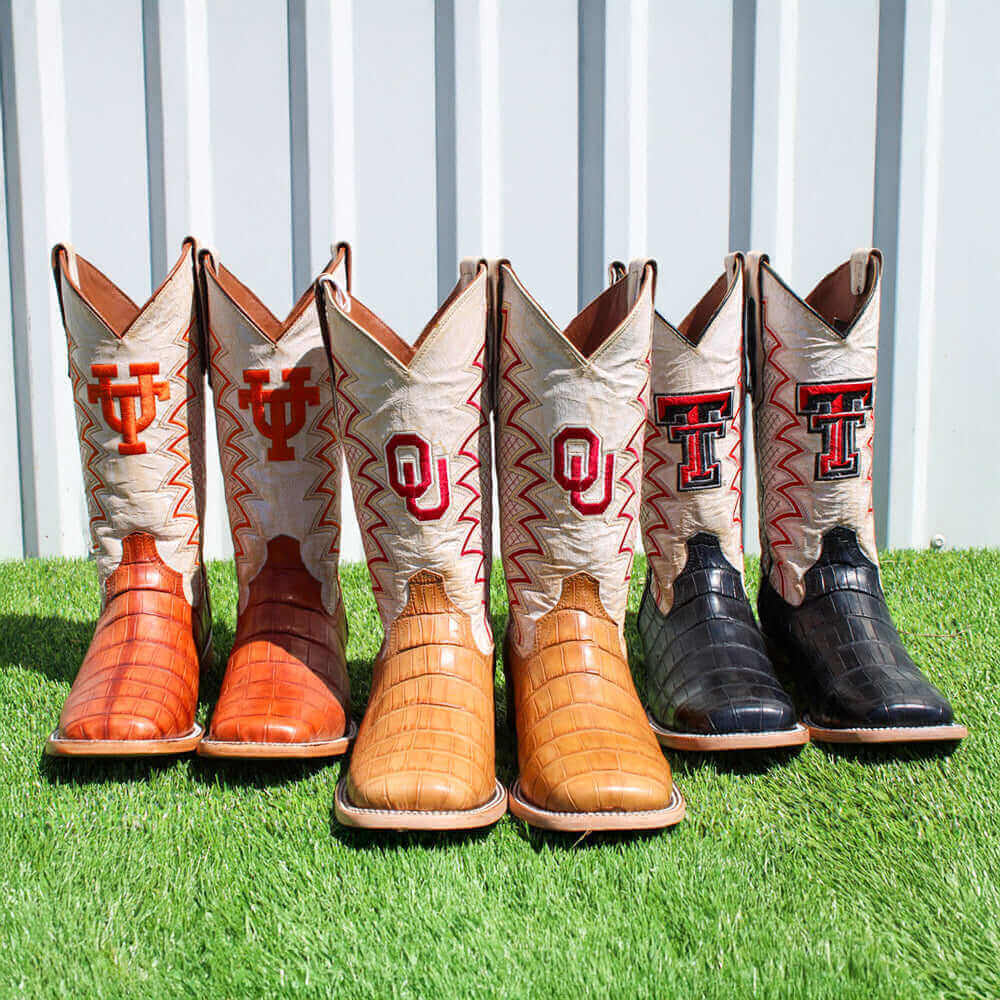 Men's American Alligator Cowboy Boots by Vaccari University