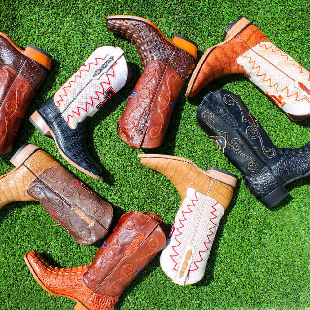 Men's American Alligator Cowboy Boots by Vaccari University