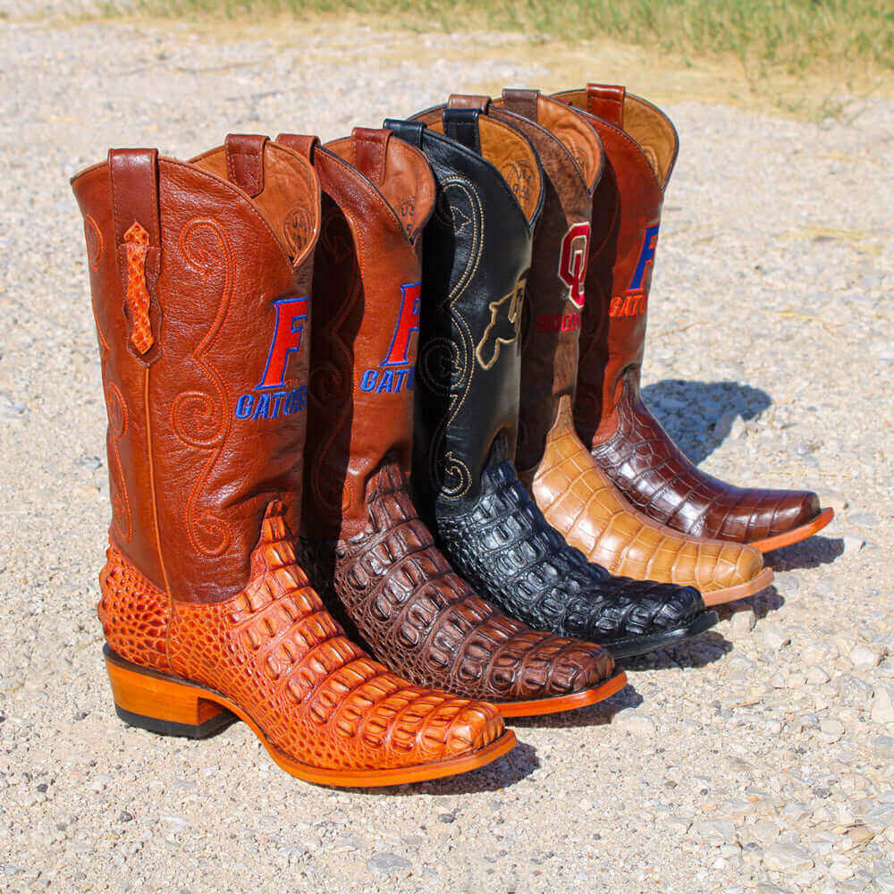 Men's American Alligator Cowboy Boots by Vaccari University