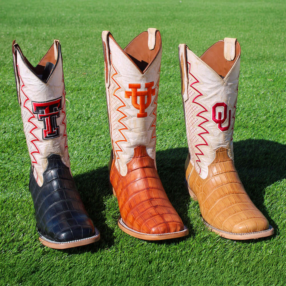 Men's American Alligator Cowboy Boots by Vaccari University