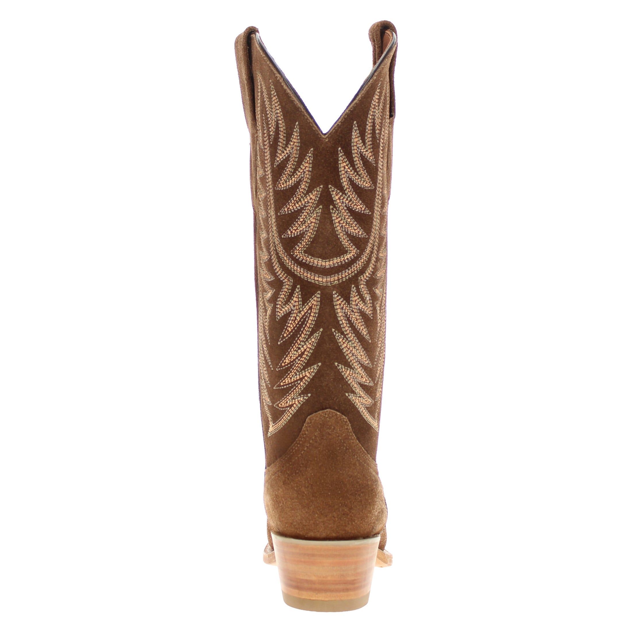 Women's Tan Suede Boots Izzy Cowgirl Boots by Vaccari