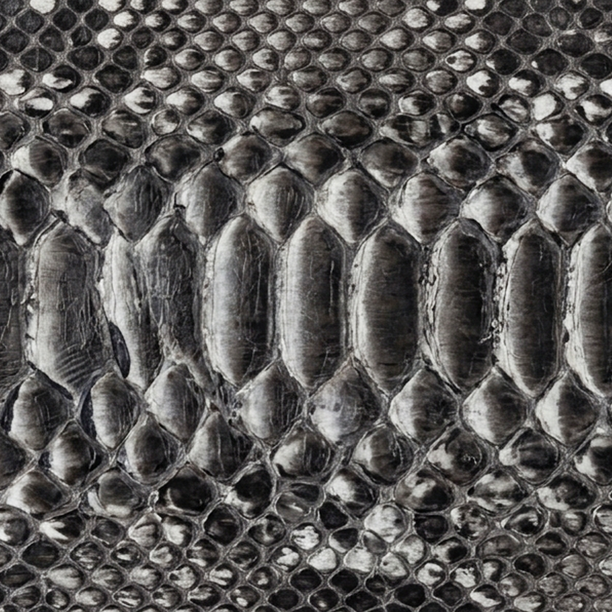 Rustic Grey Python Leaher Swatch