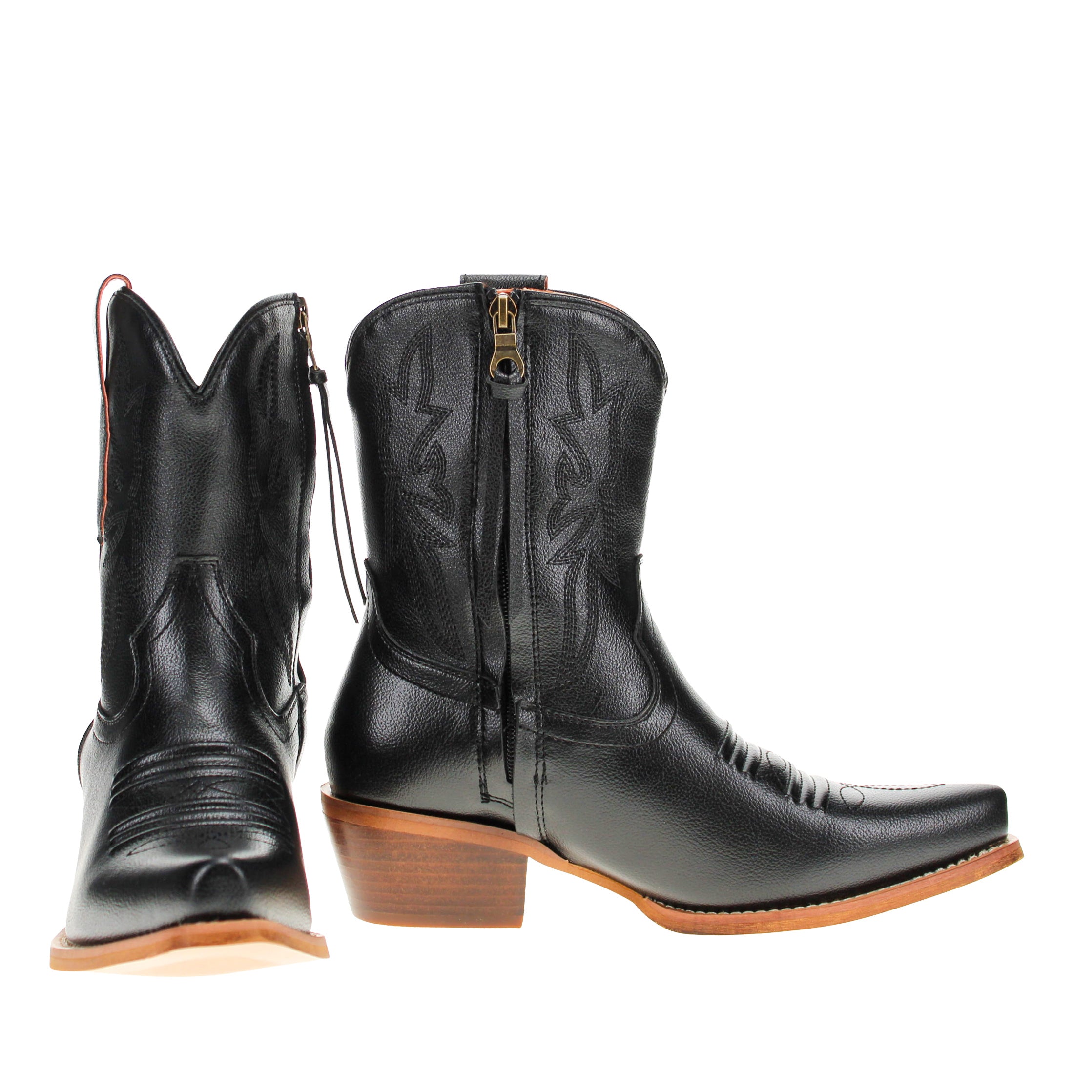 Women's Black Cowgirl Boots with Color Tassel Jane by V by Vaccari