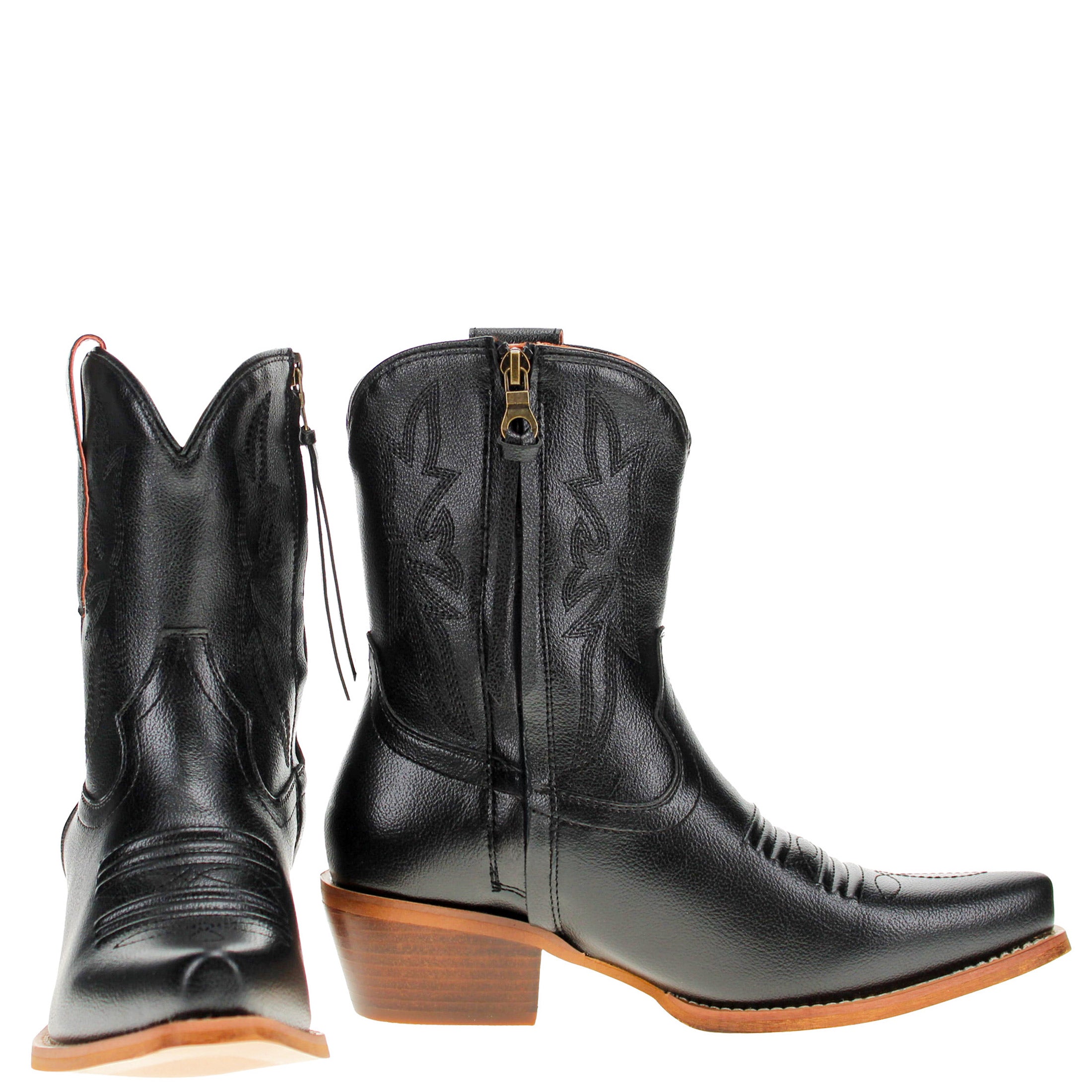 Women's Black Cowgirl Boots with Color Tassel Jane by V by Vaccari