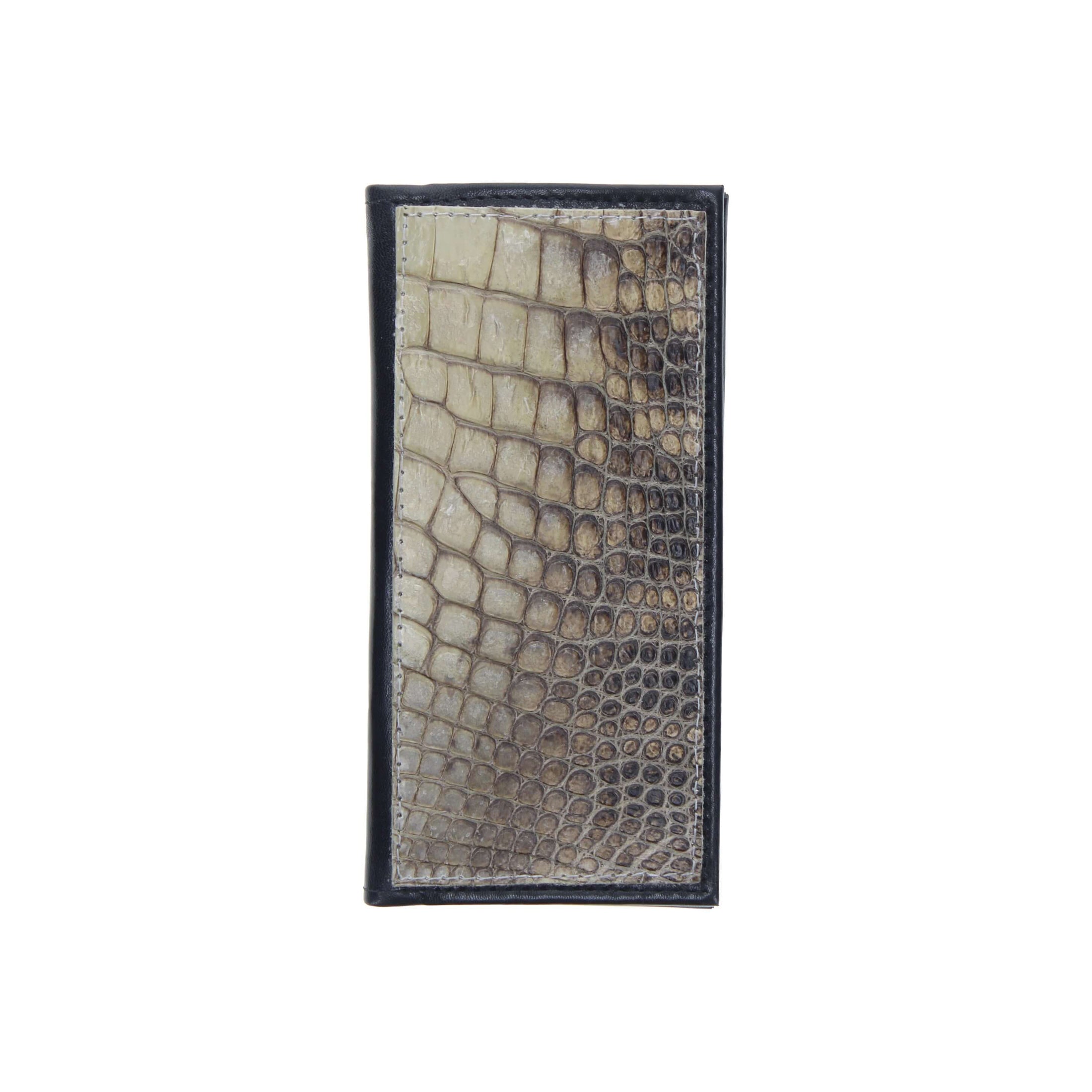American Alligator Checkbook Wallet