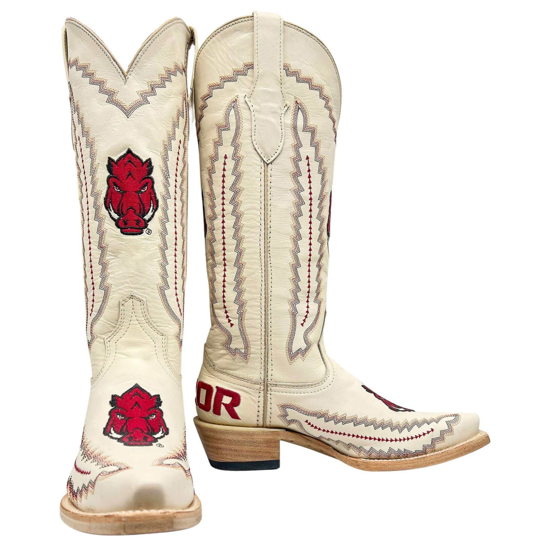 University of Arkansas Razorback Cowboy Boots for Men, Women, and Kid's ...