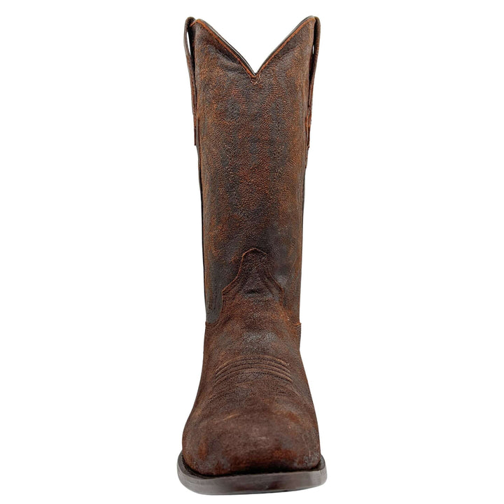 Men's Vaccari Wyatt Cognac Roughout Suede Cowboy Boots