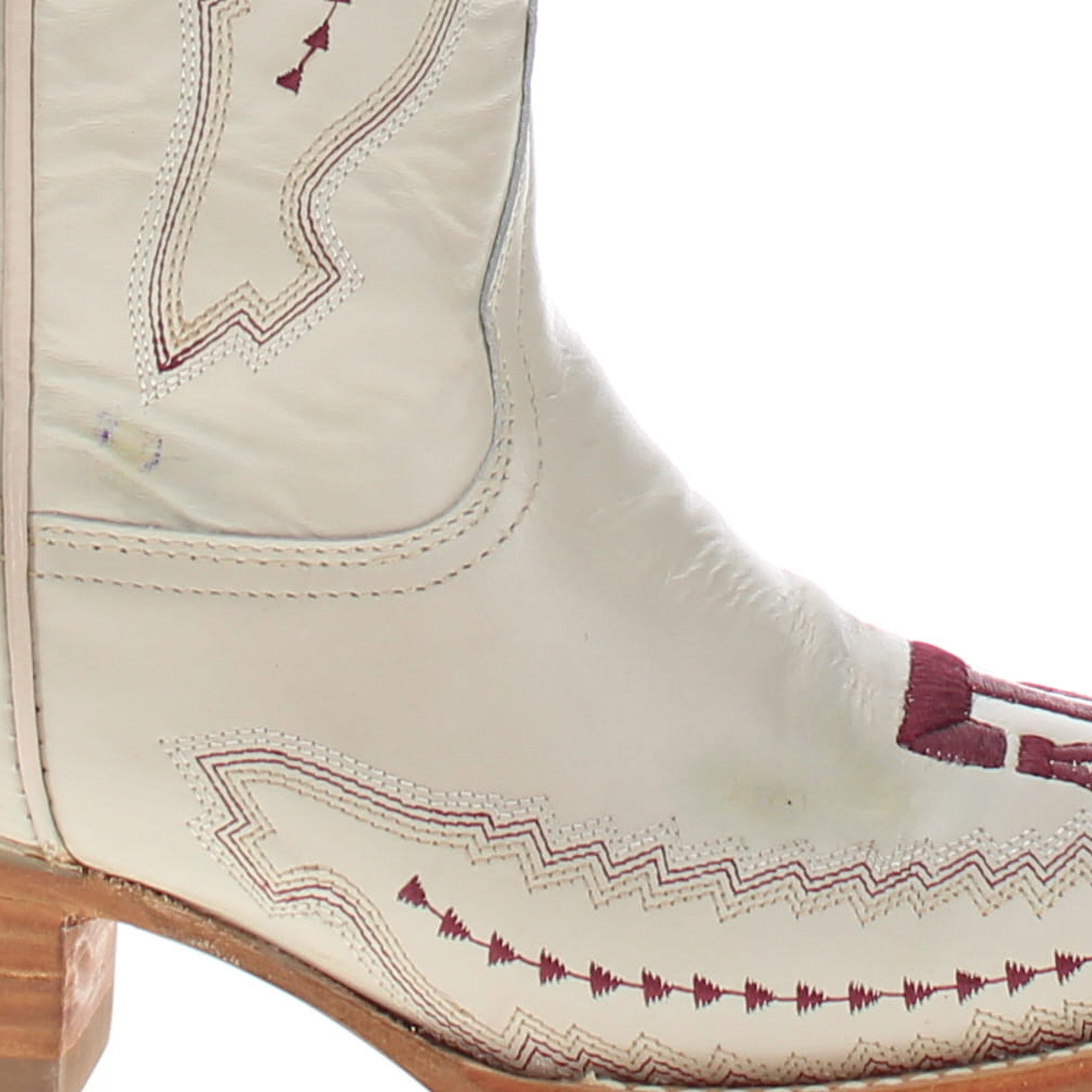 Women's Texas Less Than Perfect Bone Cowgirl Boots by Vaccari University
