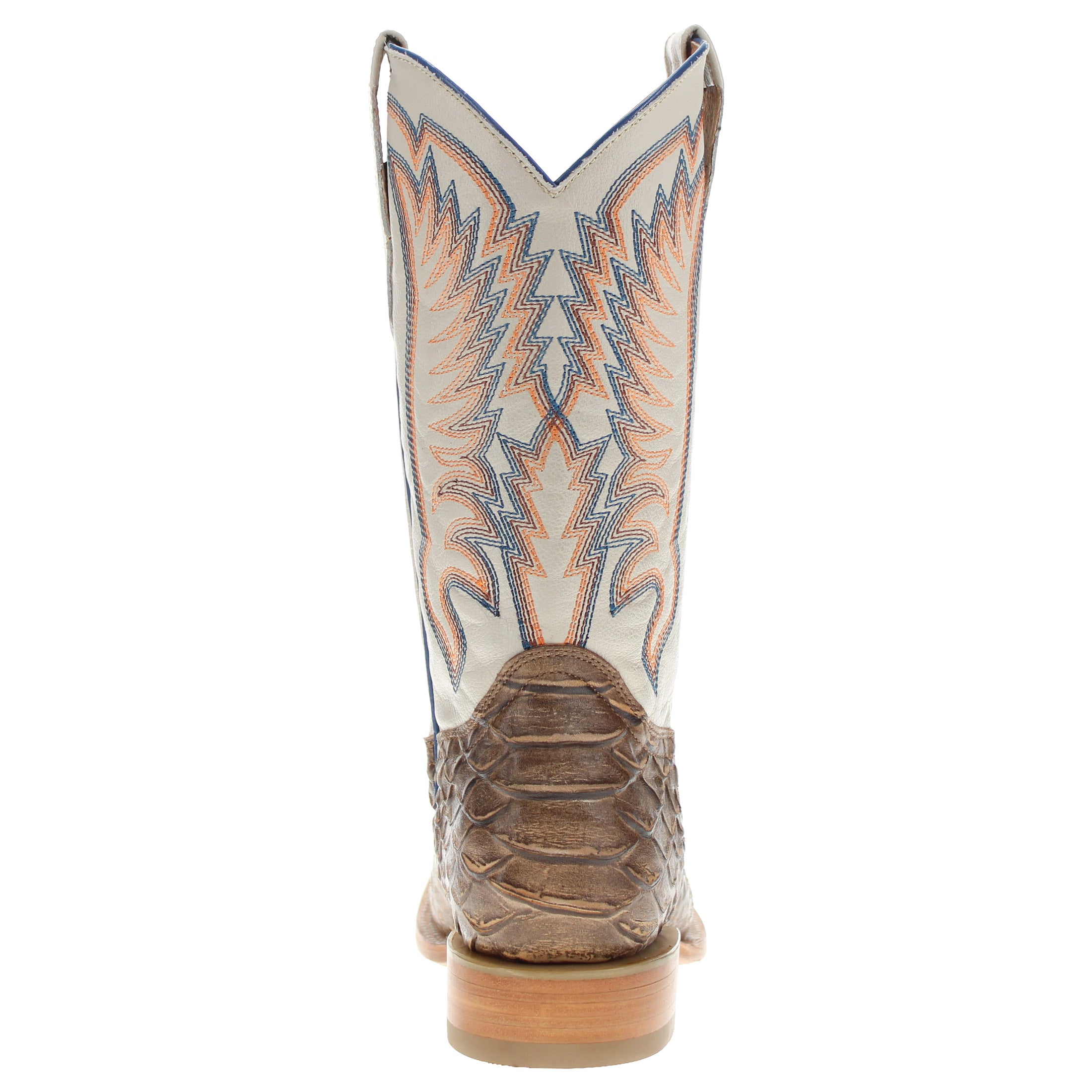 Men's Black Python Print Cowboy Boots Chase by Vaccari Core