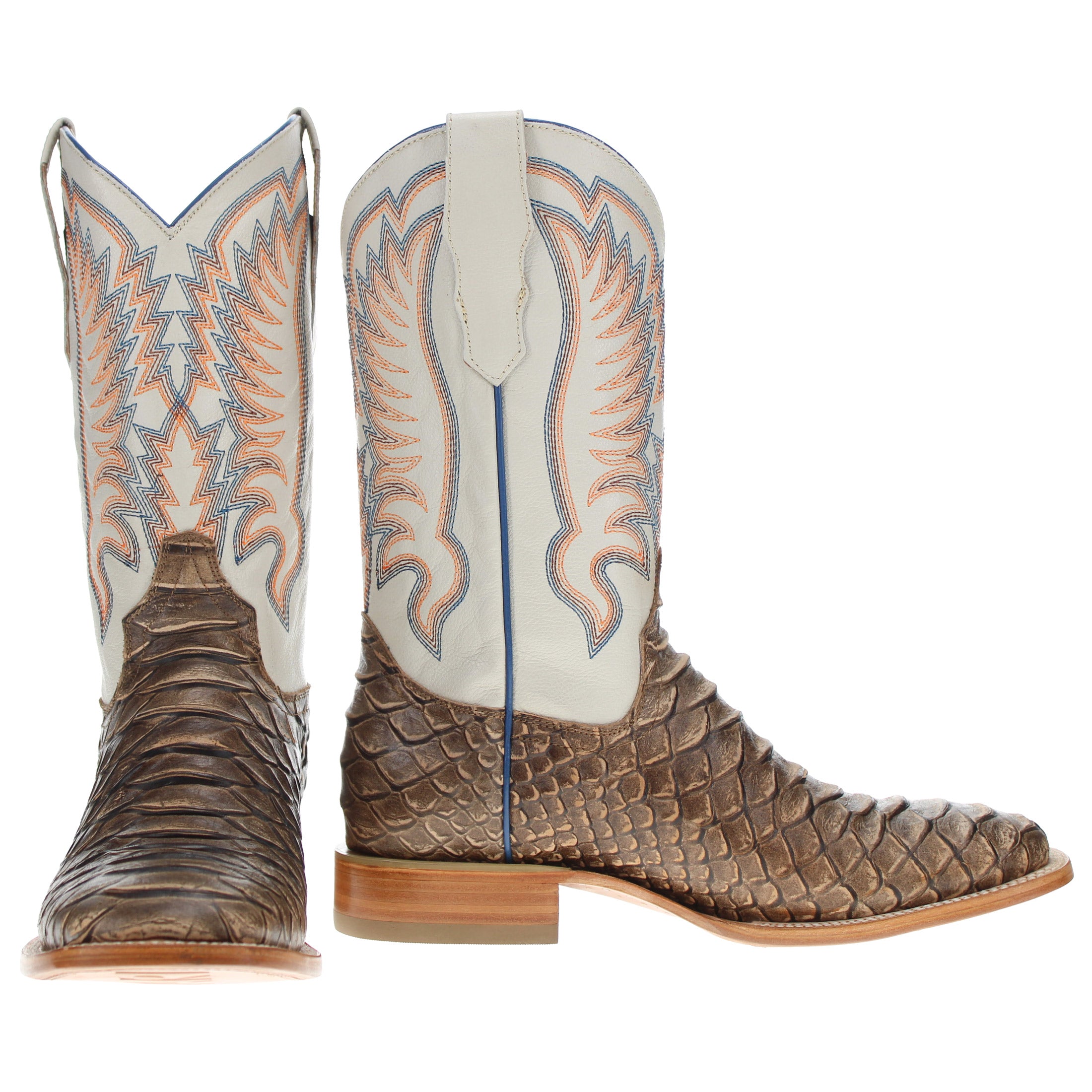 Men's Orix Python Print Cowboy Boots Chase by Vaccari Core