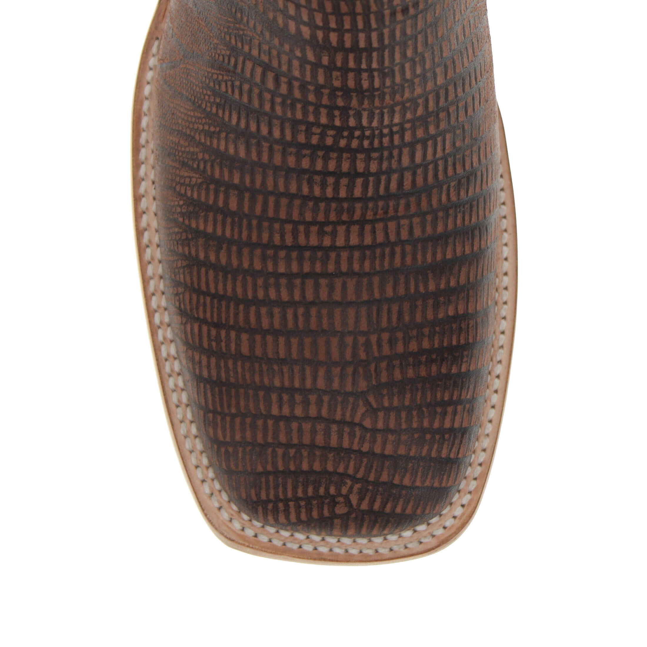 Men's Mocha Lizard Print Cowboy Boots Nash by Vaccari Core