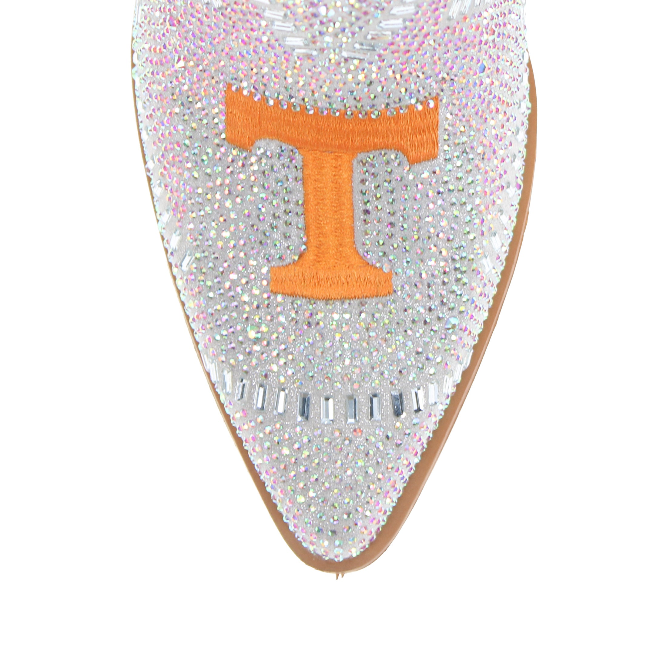 Women's University of Tennessee Natural Bling Cowgirl Booties Jade by V by Vaccari