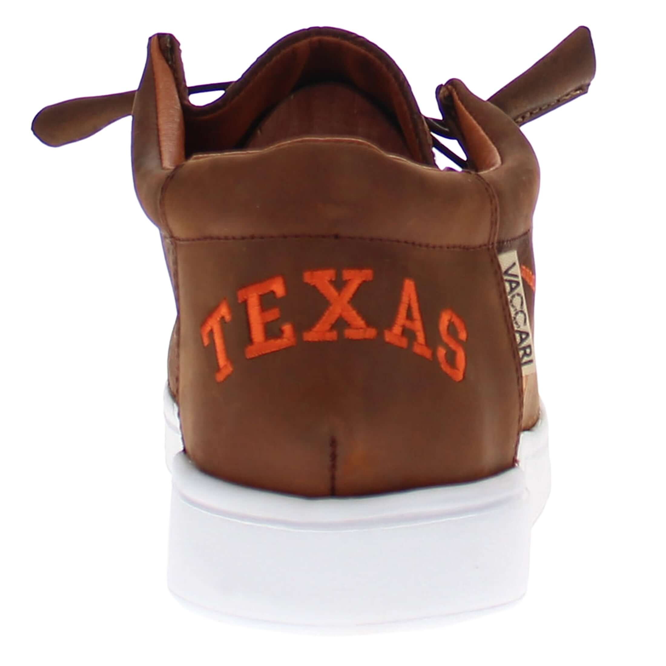 Men's University of Texas leather shoes | Vaccari Boots