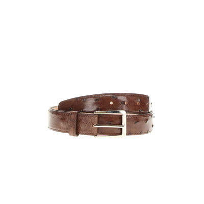 Full Quill Ostrich Belt