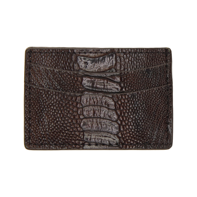 Ostrich Leg Card Holder