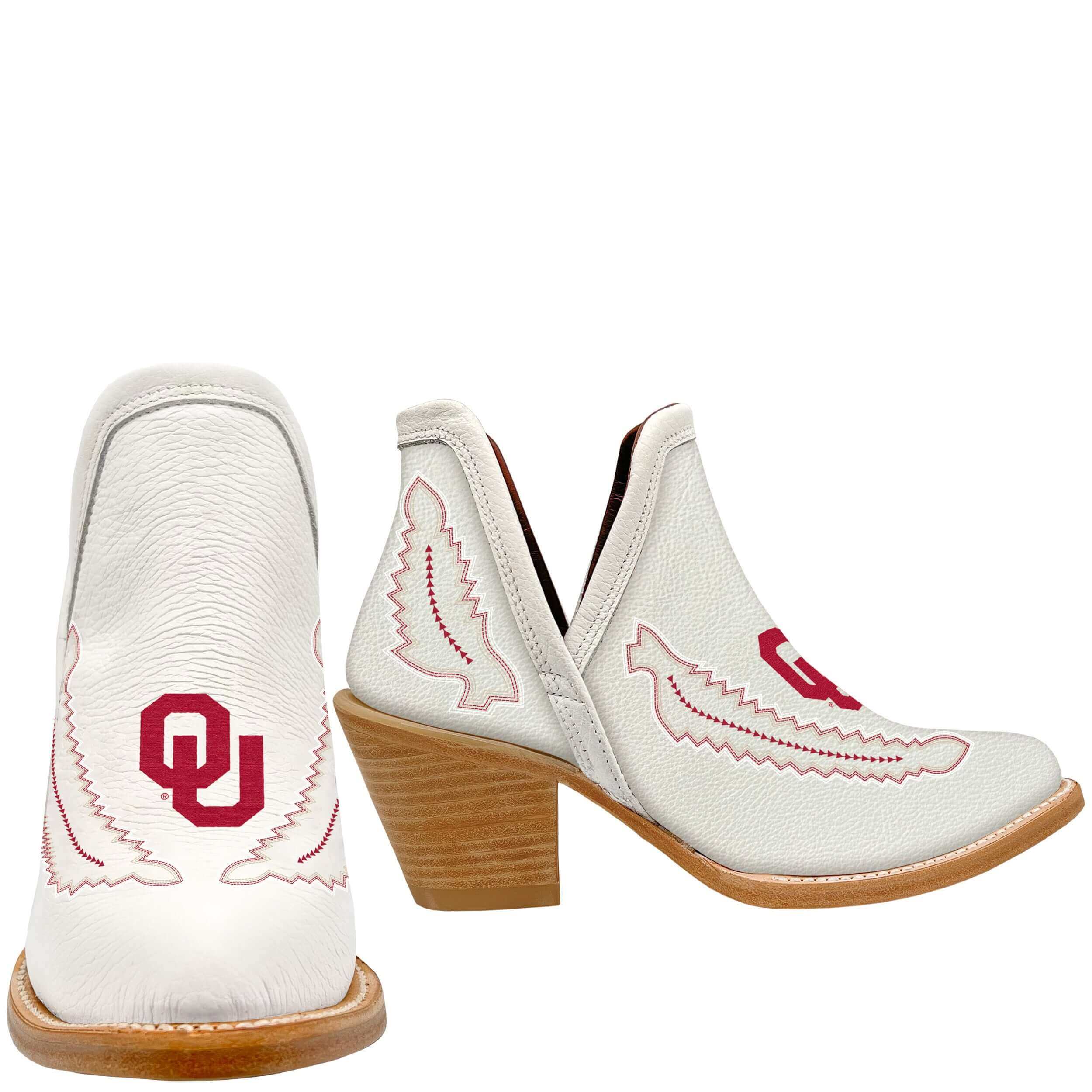 All white booties online