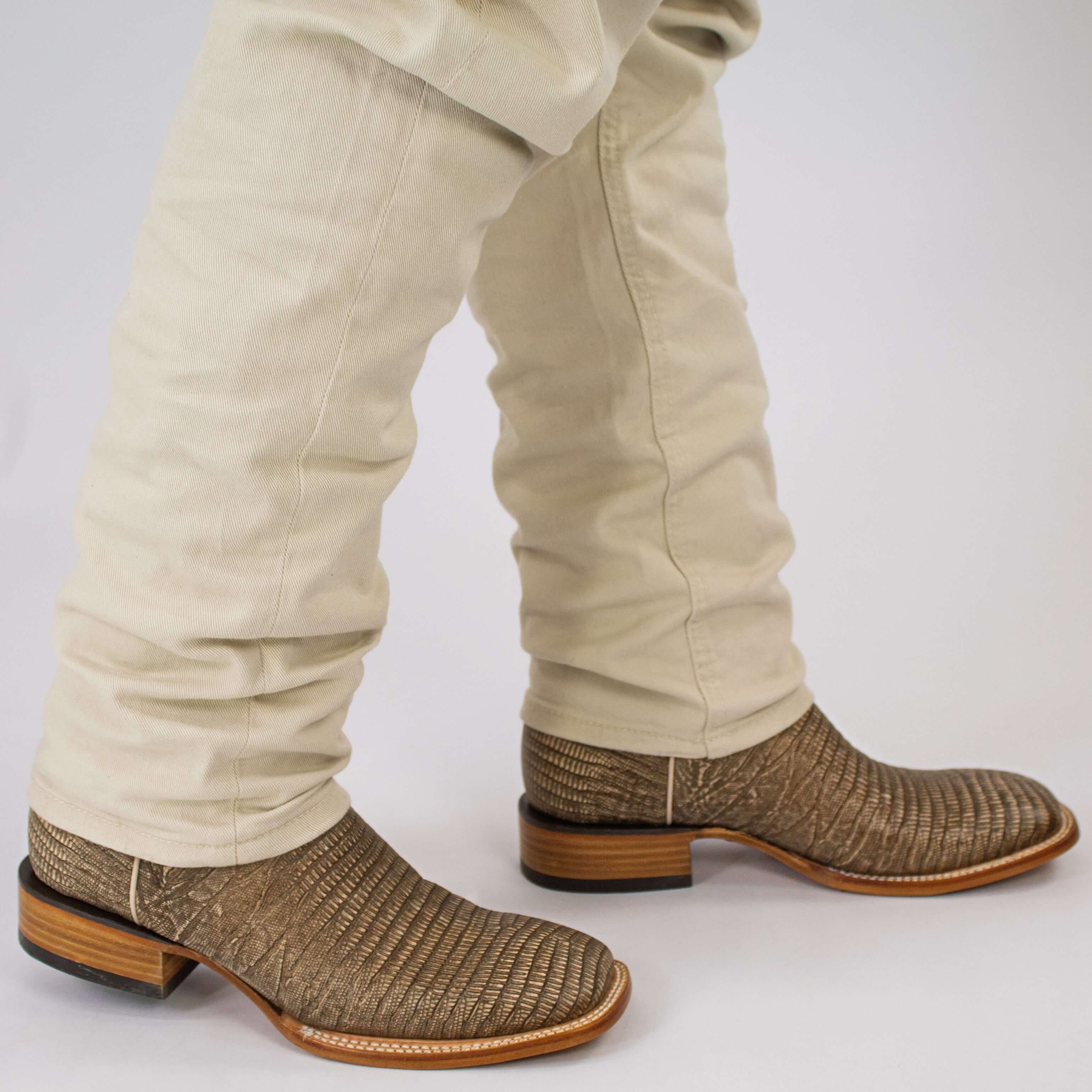 Men's Orix Lizard Print Cowboy Boots Nash by Vaccari Core