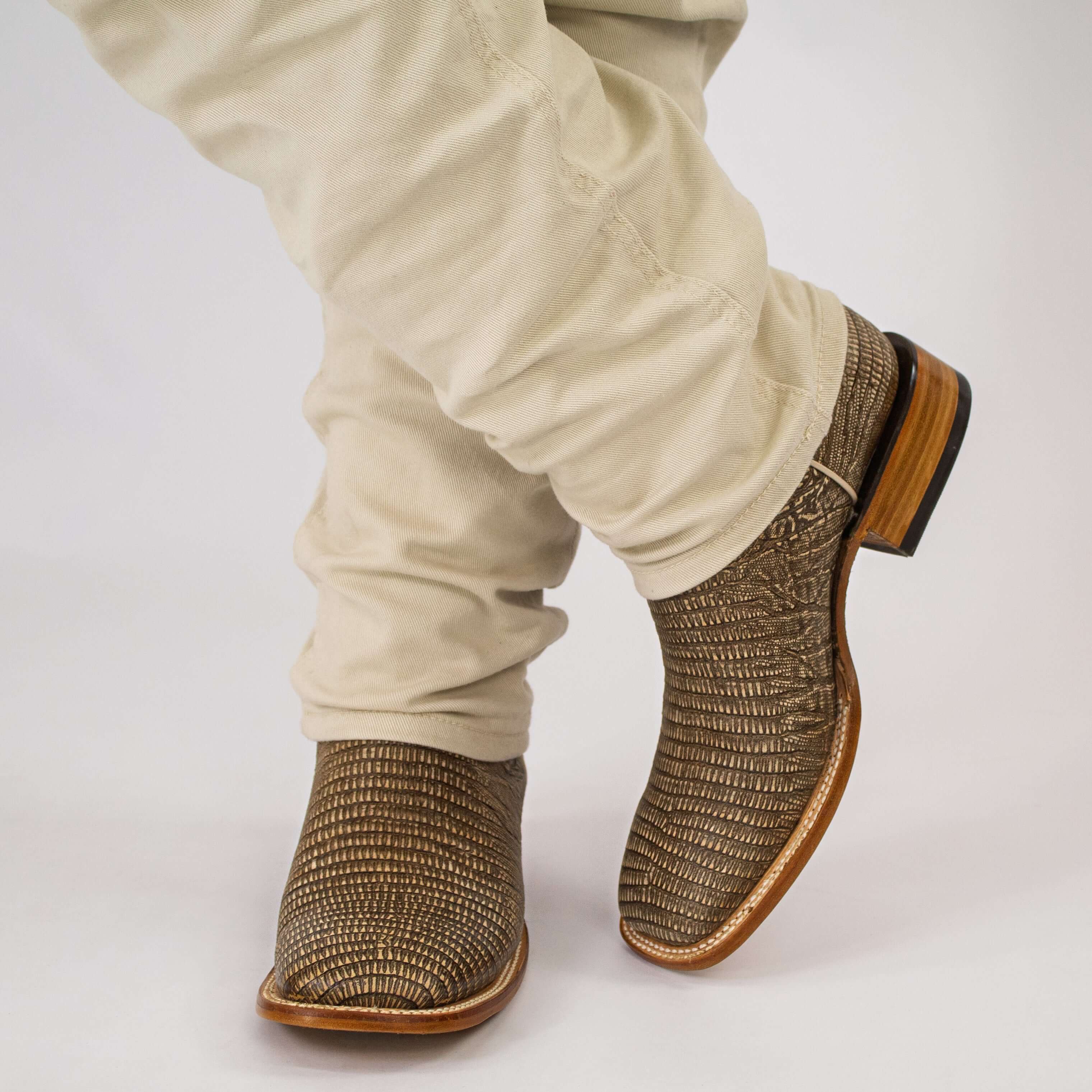 Men's Orix Lizard Print Cowboy Boots Nash by Vaccari Core