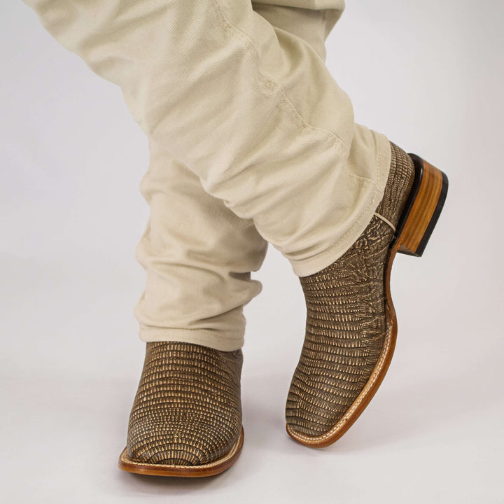 Men's Orix Lizard Print Cowboy Boots Nash by Vaccari Core