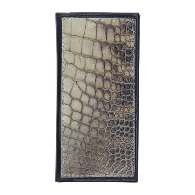 American Alligator Checkbook Wallet