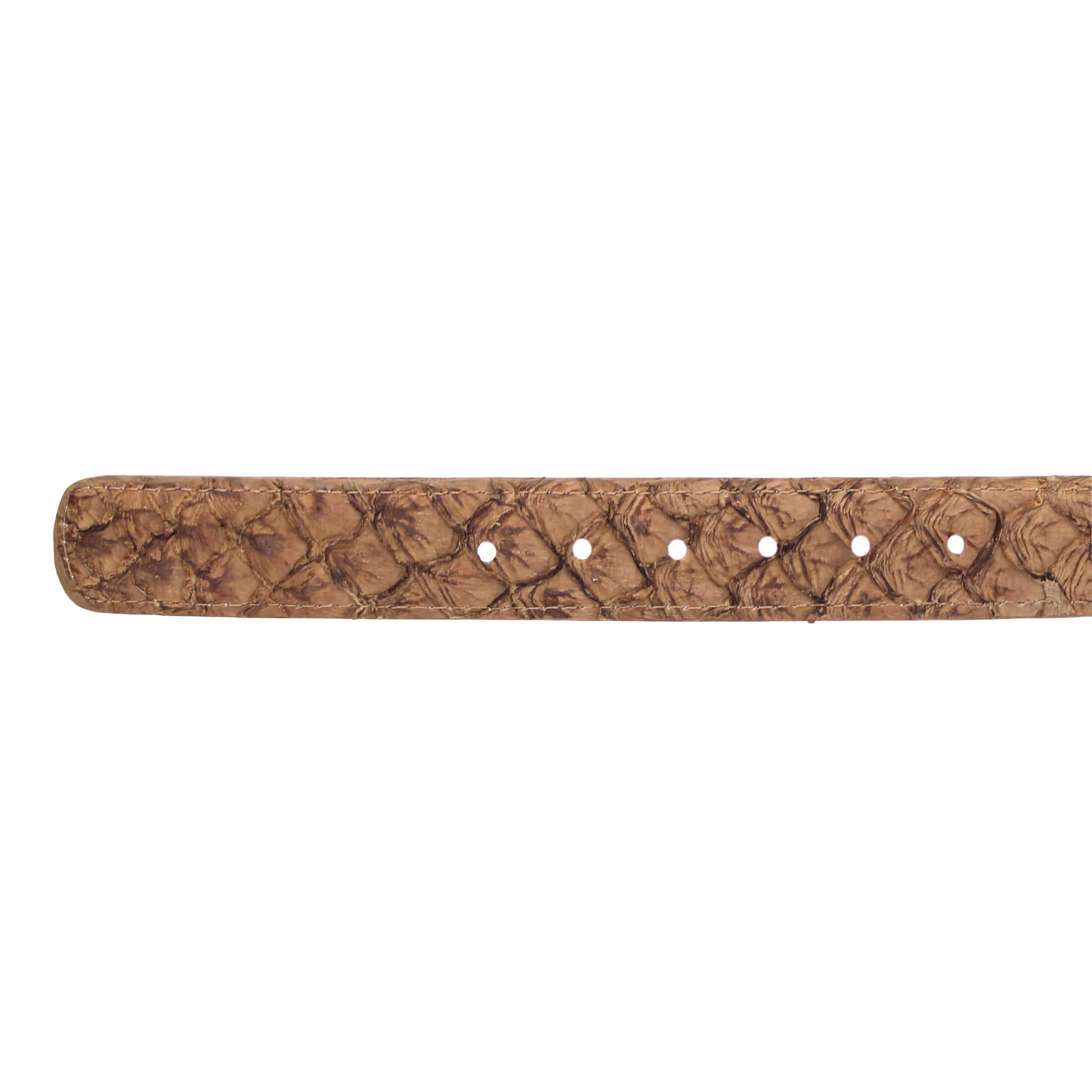 Men's Orix Pirarucu Fish Leather Belt | Vaccari Boots