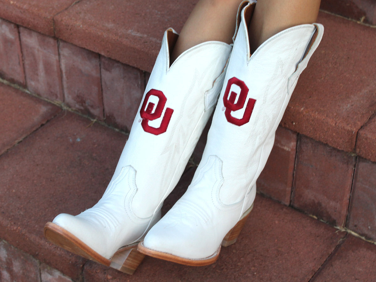 University of Oklahoma Leighton Cowgirl Boots
