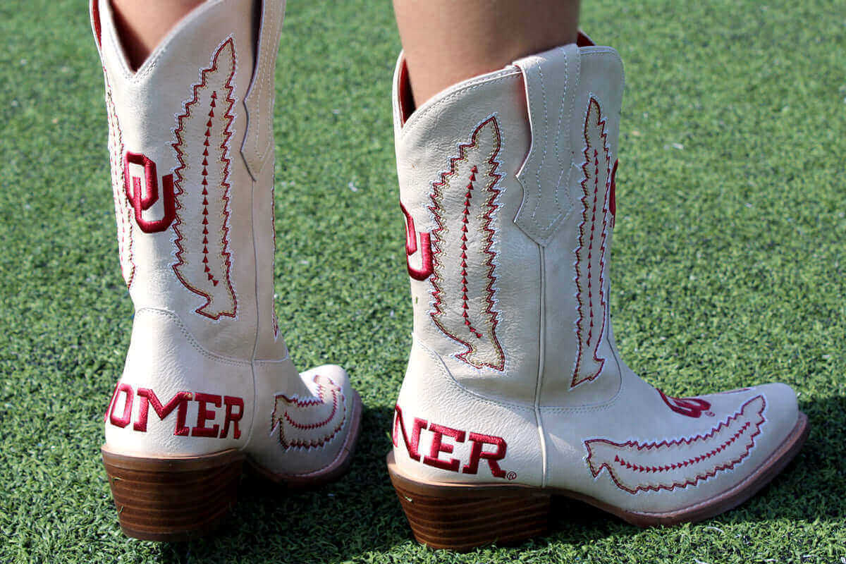 University of Oklahoma Mimi Cowgirl Boots