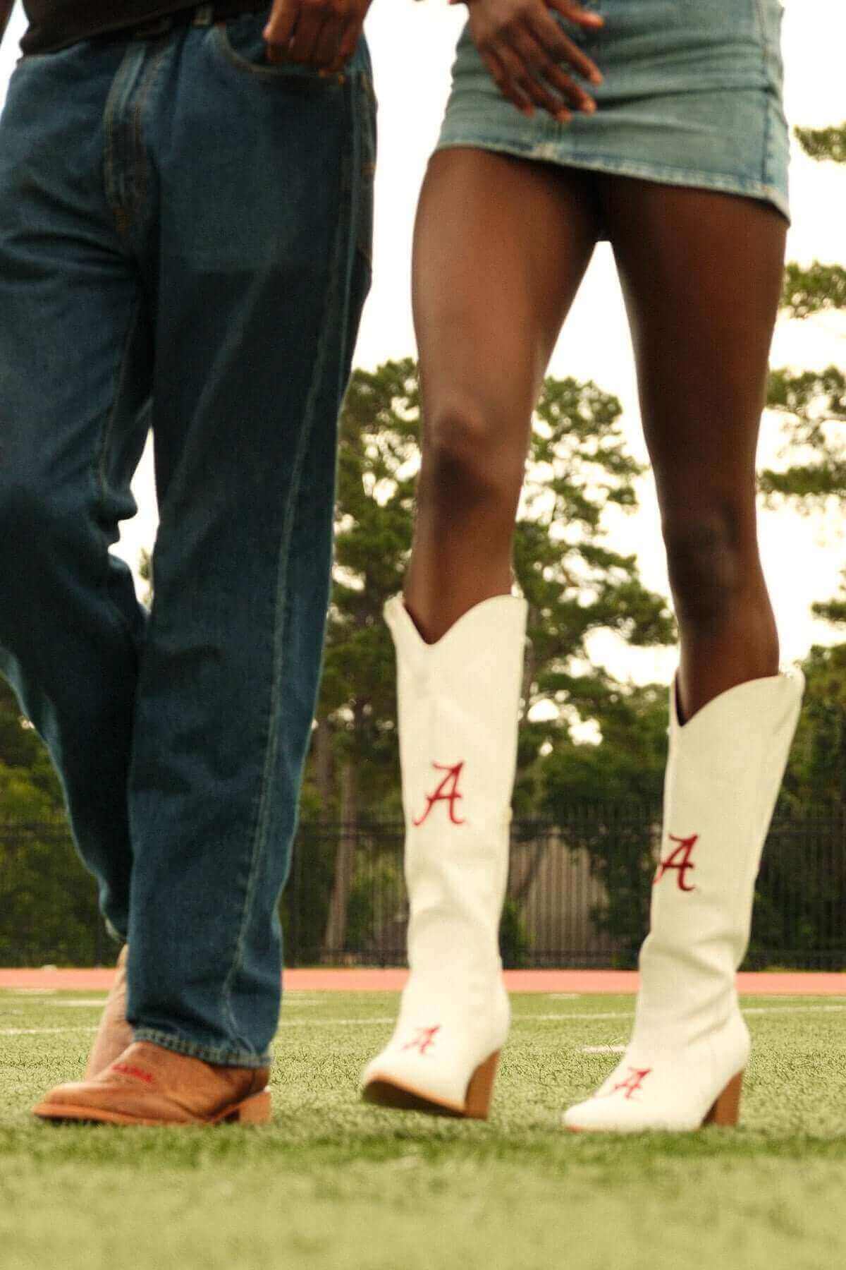 University of Alabama Men's and Women's Cowboy Boots by Vaccari University and V by Vaccari