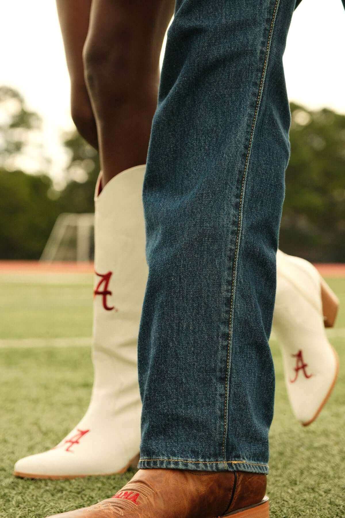 University of Alabama Men's and Women's Cowboy Boots by Vaccari University and V by Vaccari