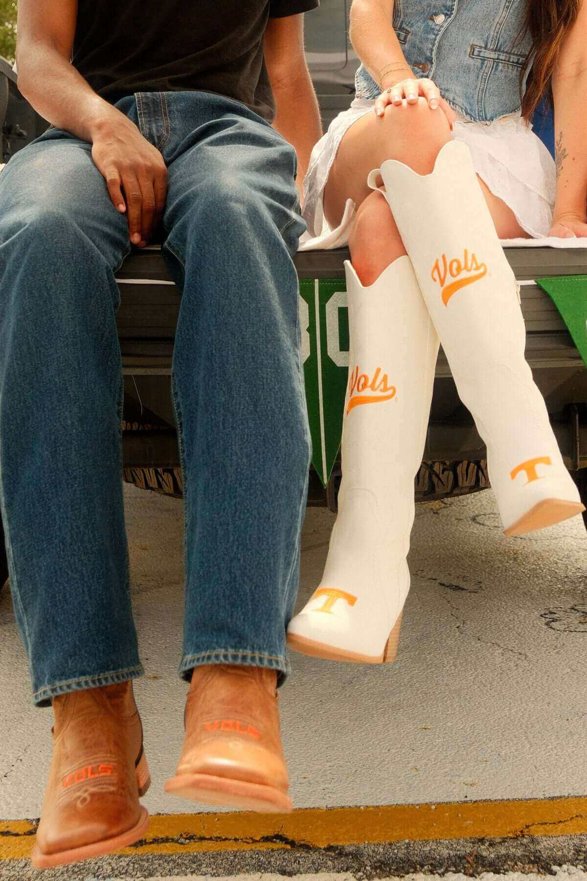University of Tennessee Men's and Women's Cowboy Boots by Vaccari University and V by Vaccari
