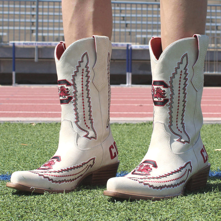 University of South Carolina Mimi Short Bone Boot By V By Vaccari